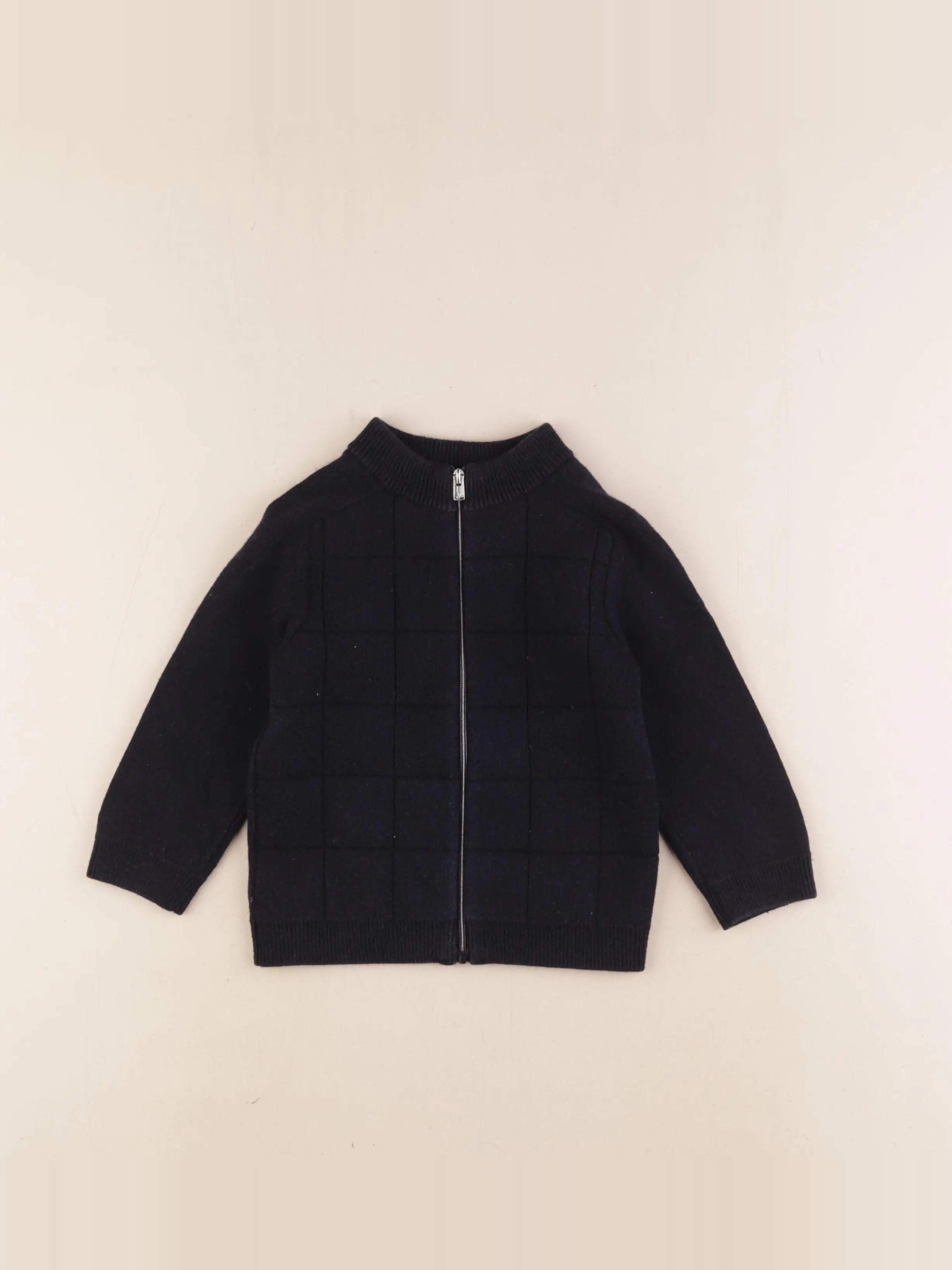 Jacadi - gilet bleu - 24 mois