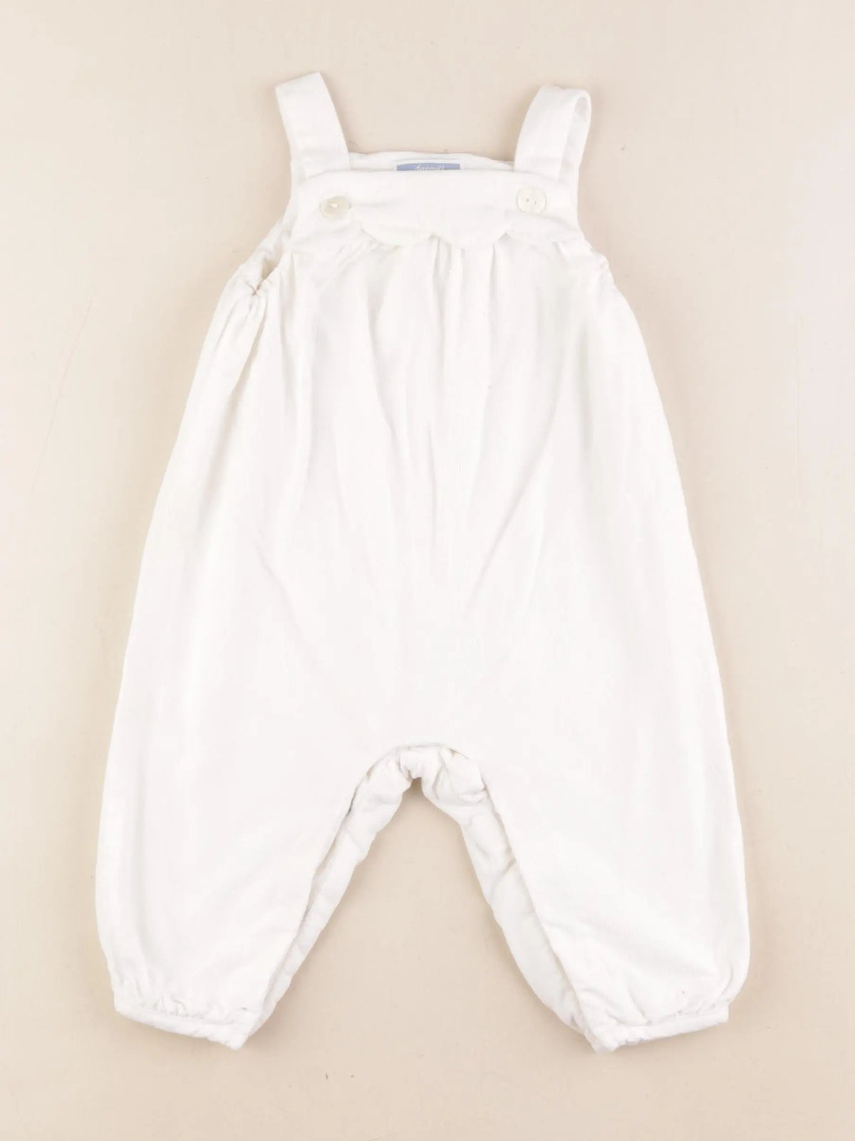 Jacadi - combinaison doublé blanc - 6 mois