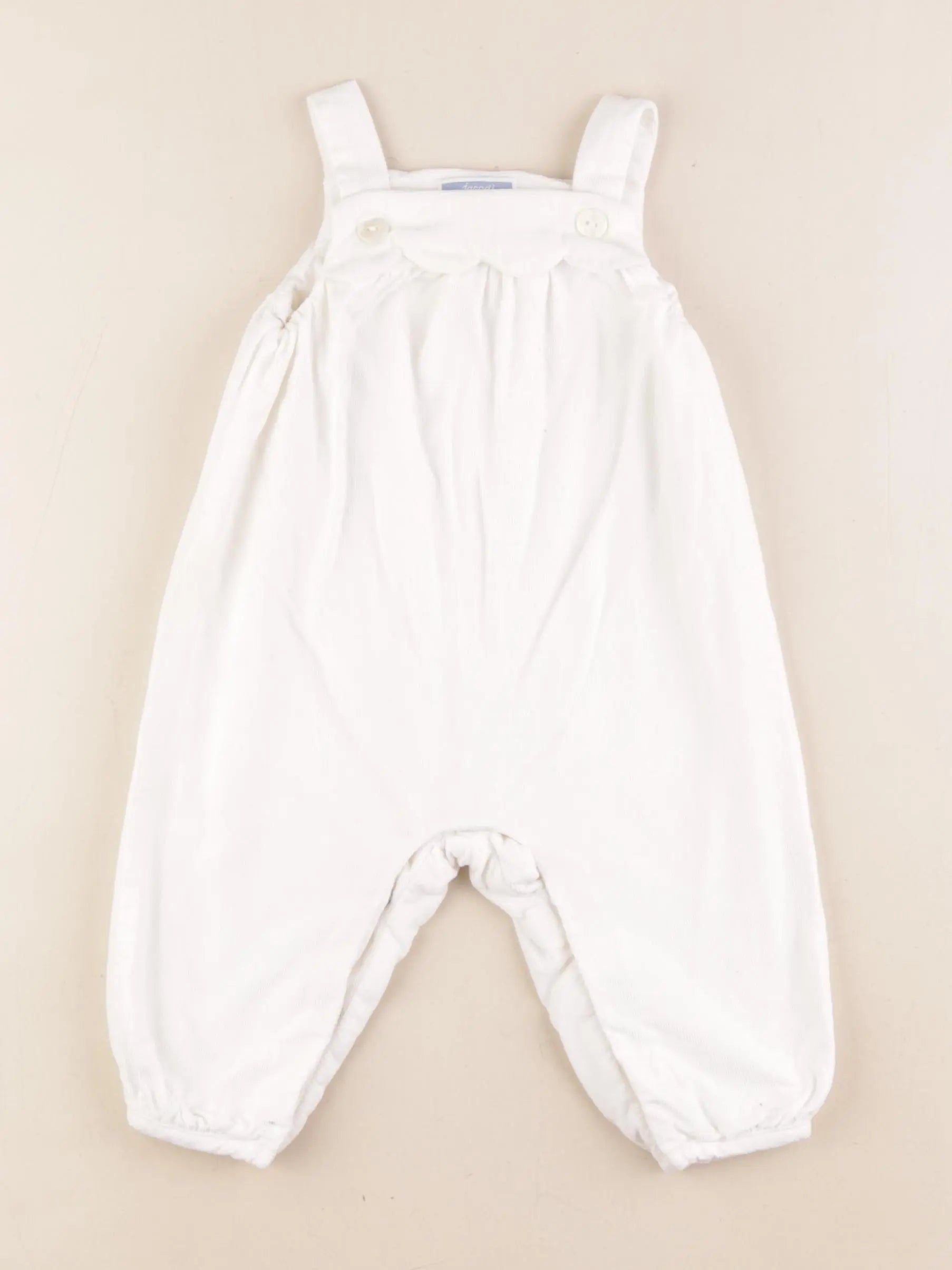 Jacadi - combinaison doublé blanc - 6 mois