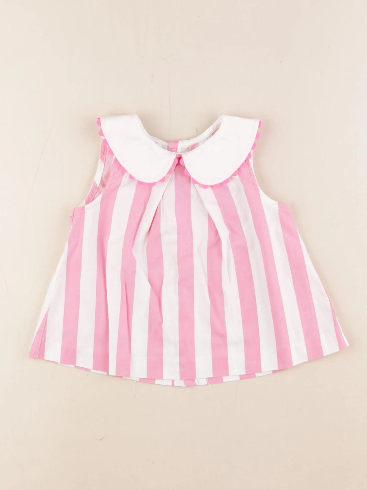 Jacadi - blouse blanc, rose - 24 mois
