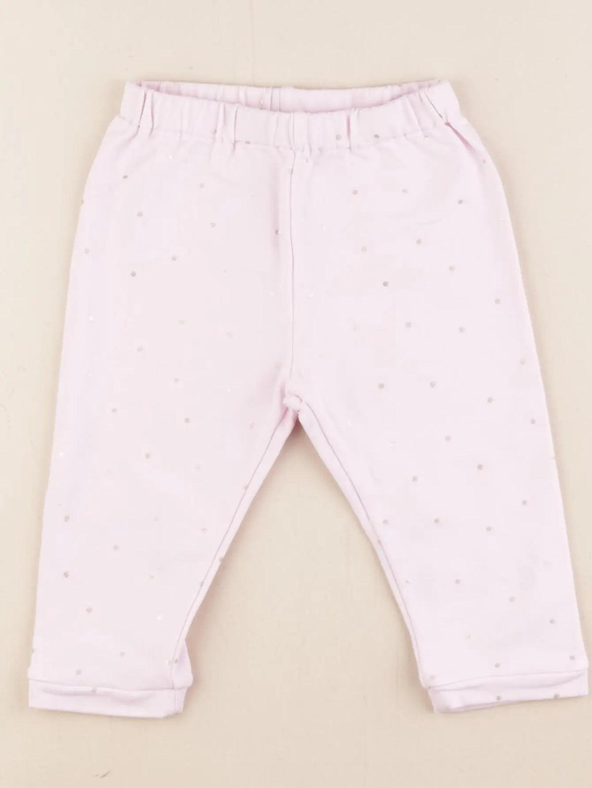 Jacadi - pantalon rose, or - 12 mois