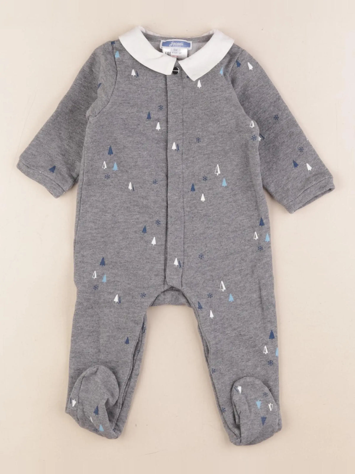 Jacadi - combinaison gris - 6 mois