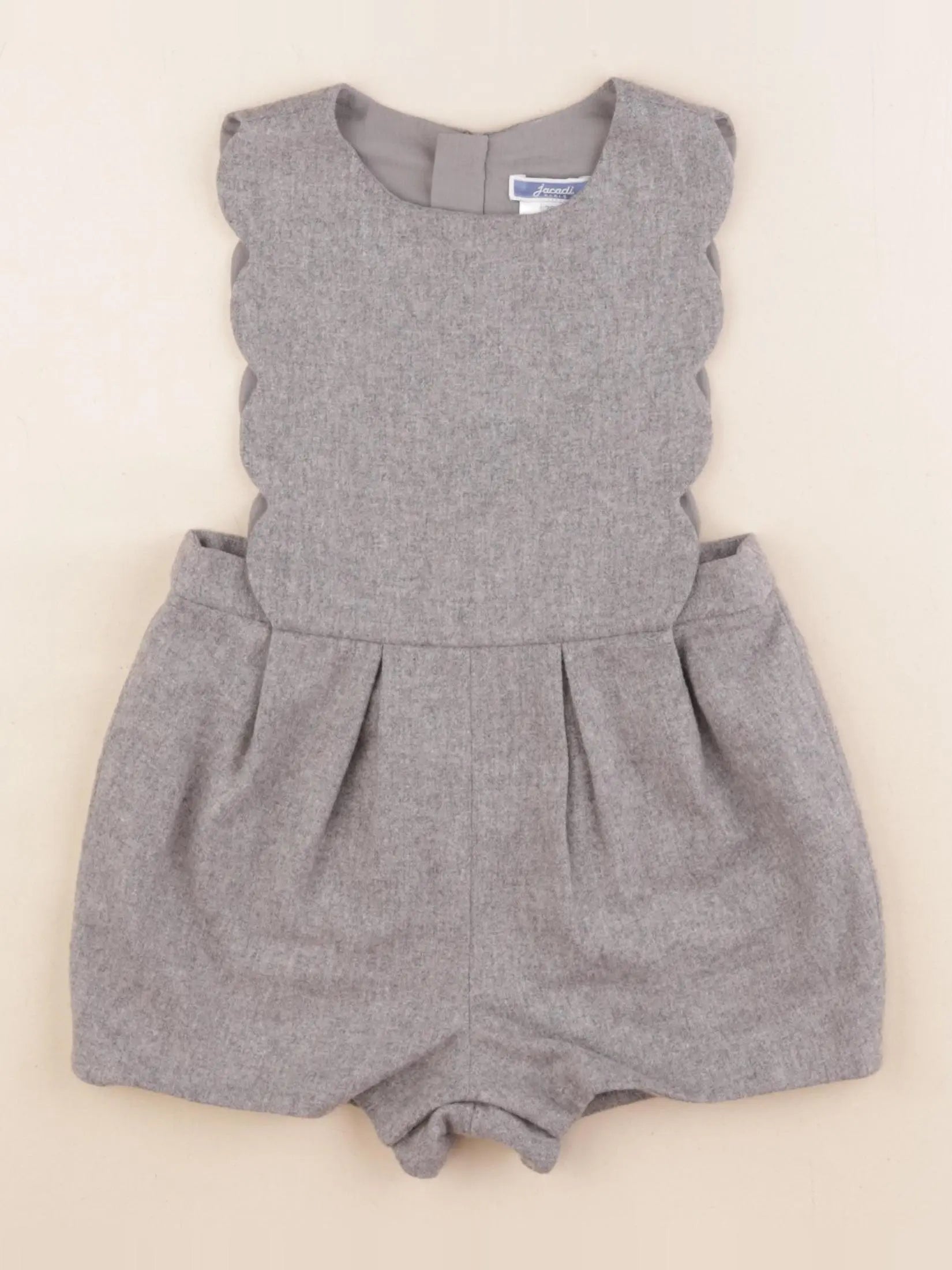 Jacadi - combinaison doublé gris - 36 mois