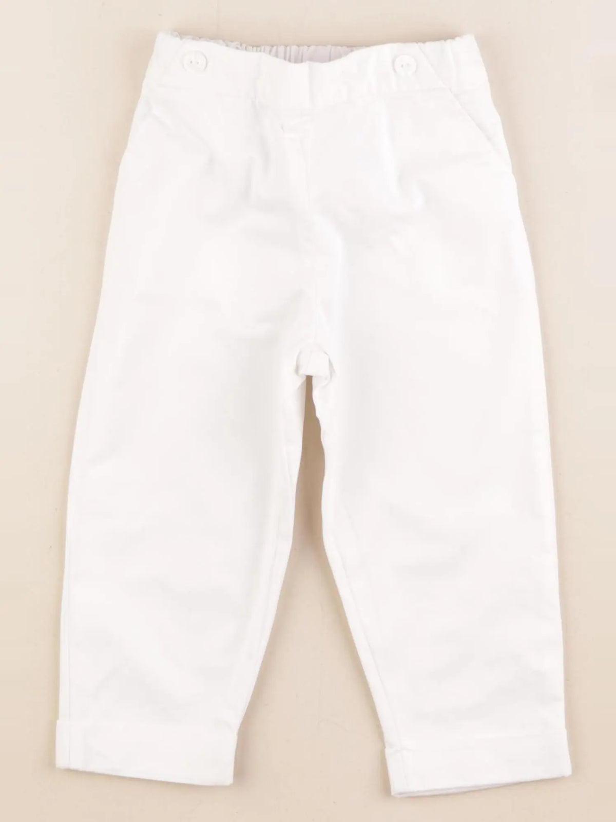 Jacadi - pantalon blanc - 24 mois
