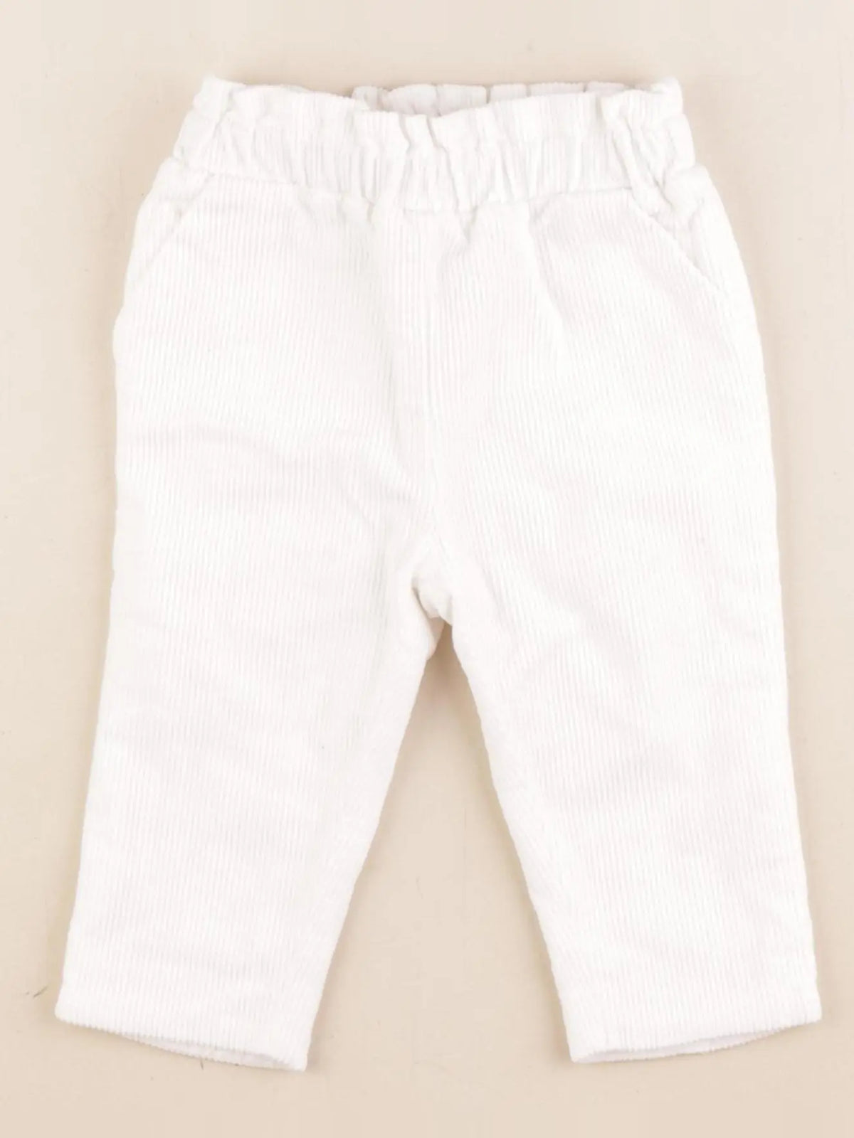 Jacadi - pantalon blanc - 12 mois