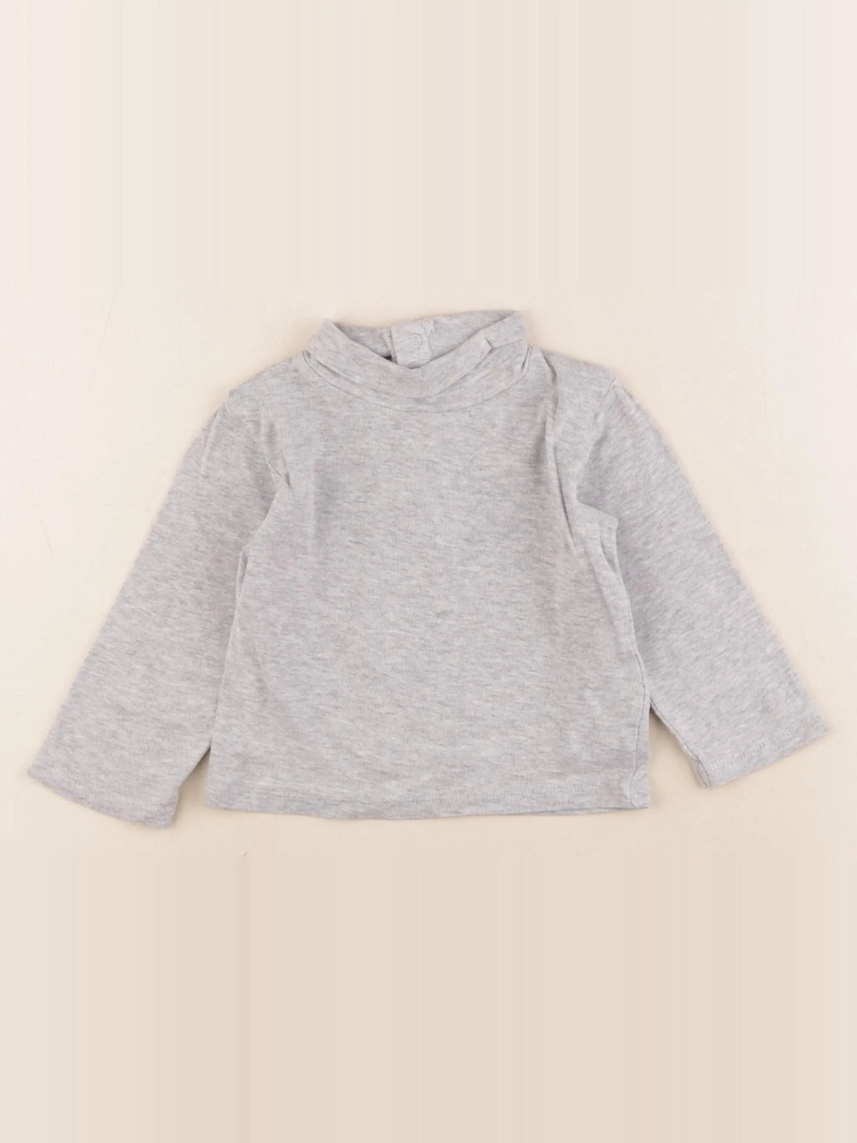 Vertbaudet - sous-pull gris - 18 mois