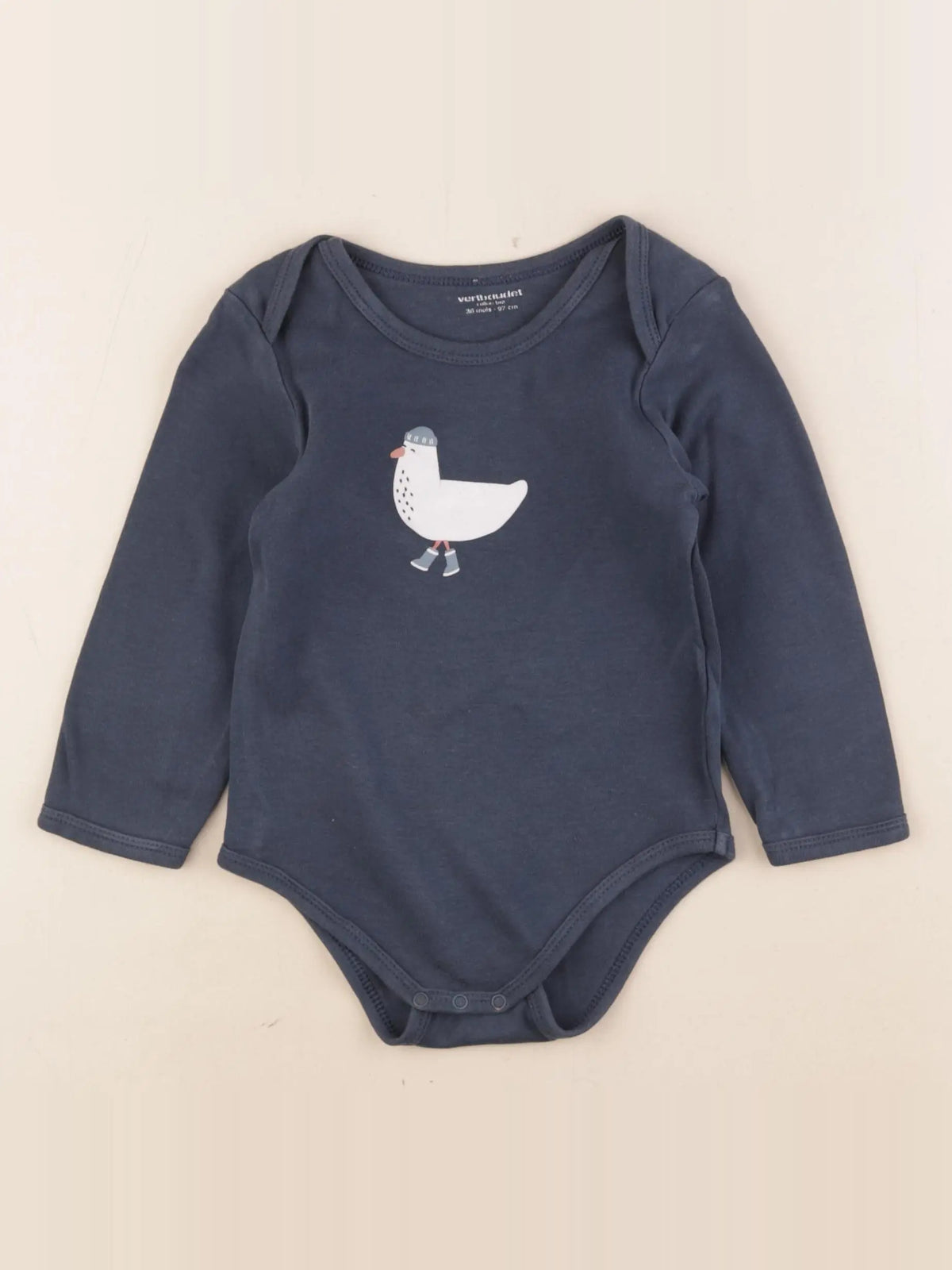 Vertbaudet - body bleu - 36 mois