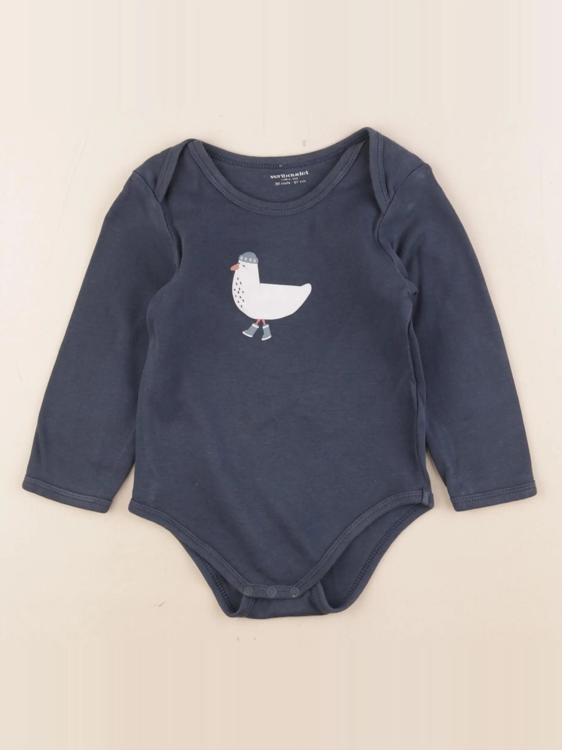 Vertbaudet - body bleu - 36 mois