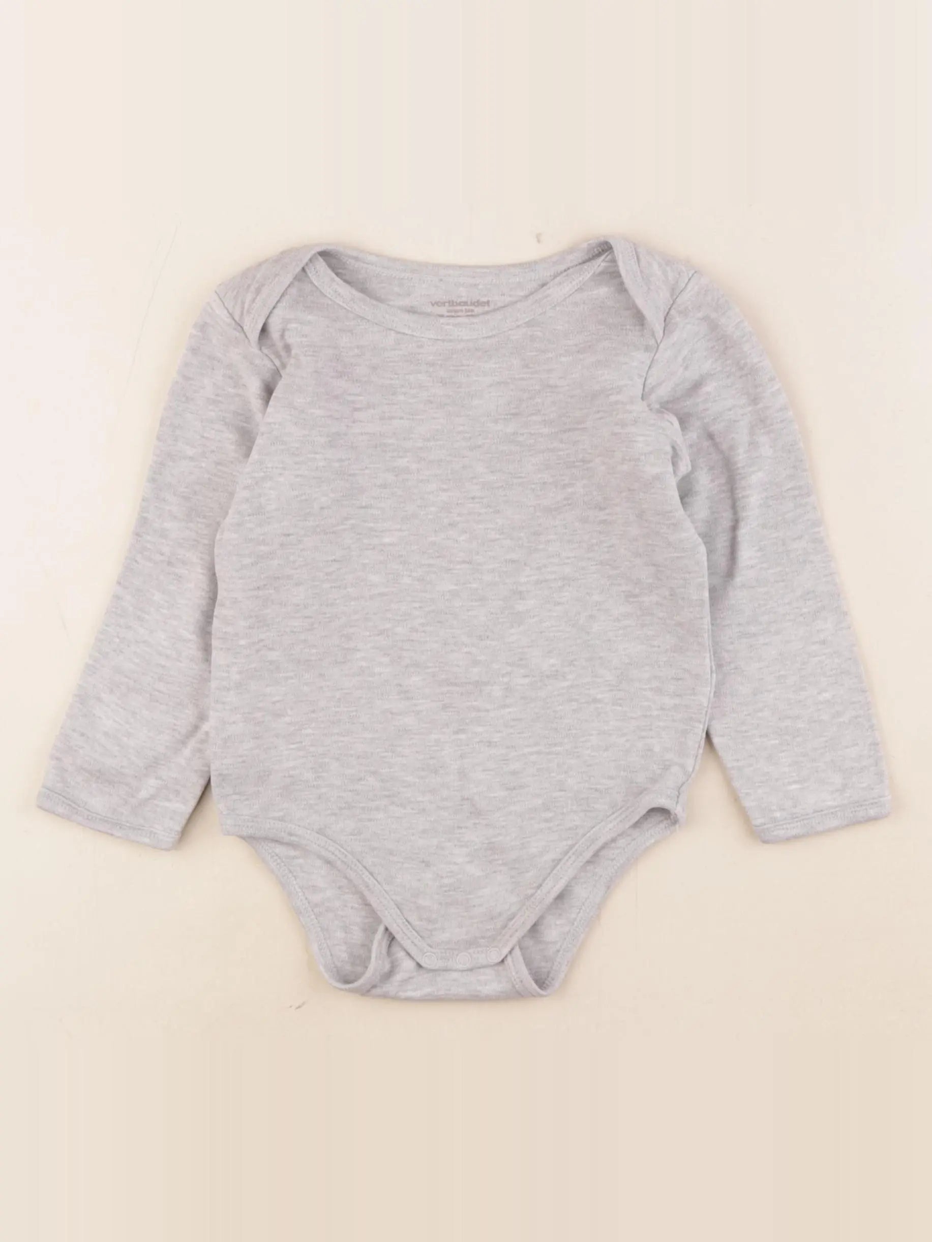 Vertbaudet - body gris - 36 mois