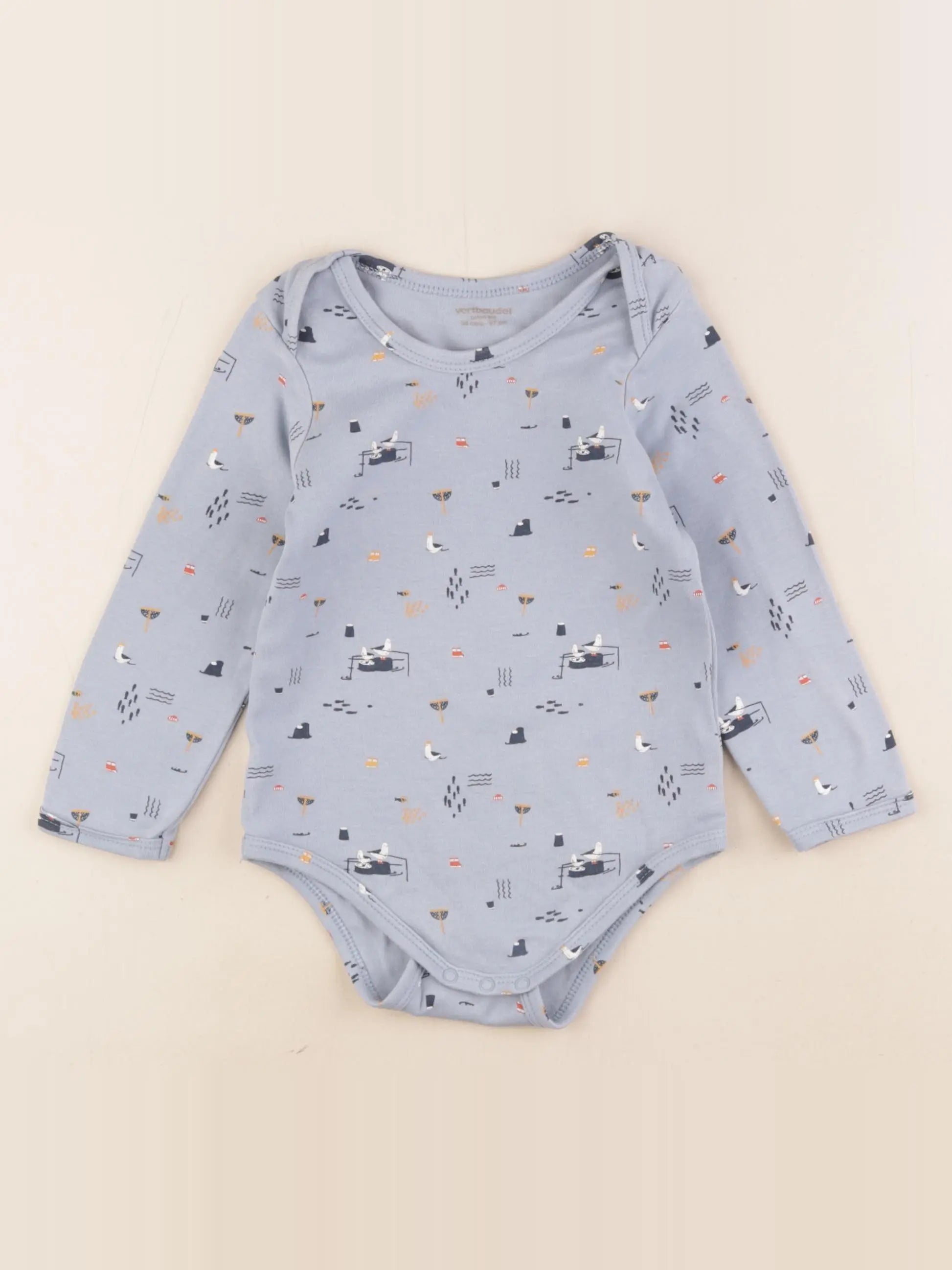 Vertbaudet - body bleu - 36 mois