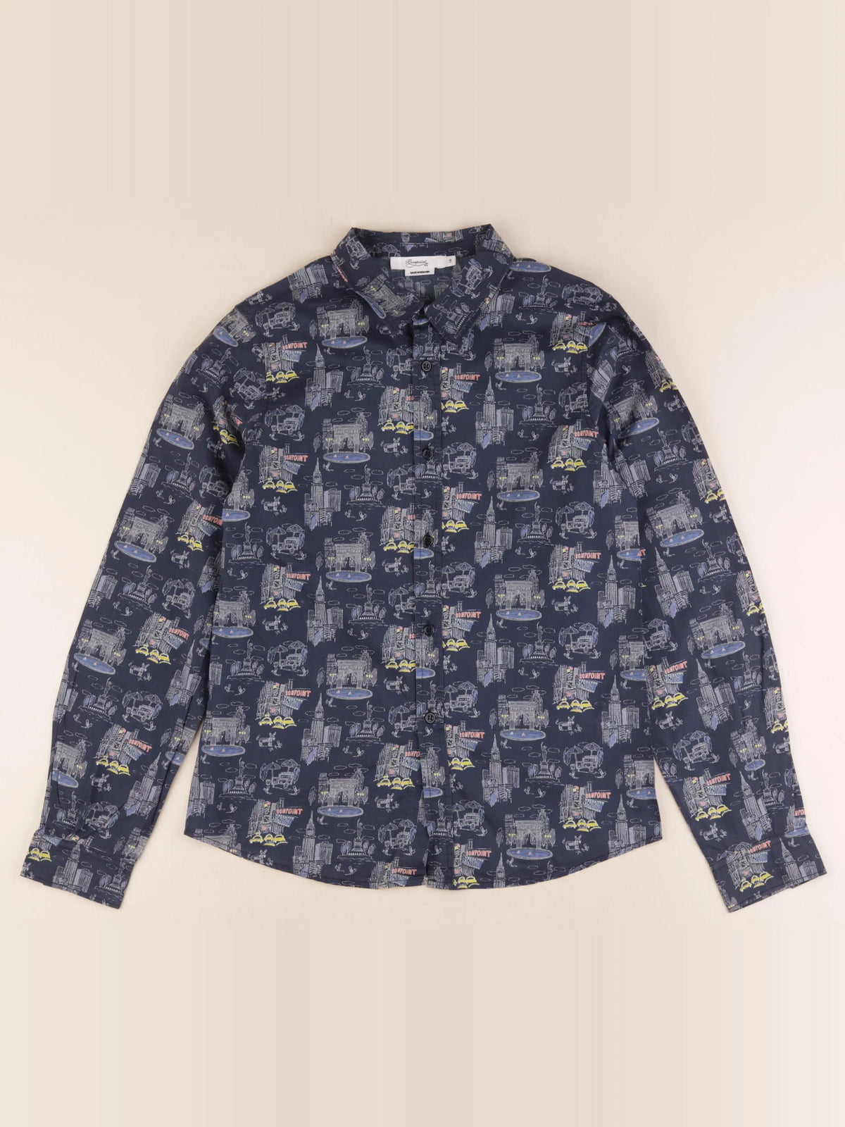Bonpoint - chemise bleu - 14 ans