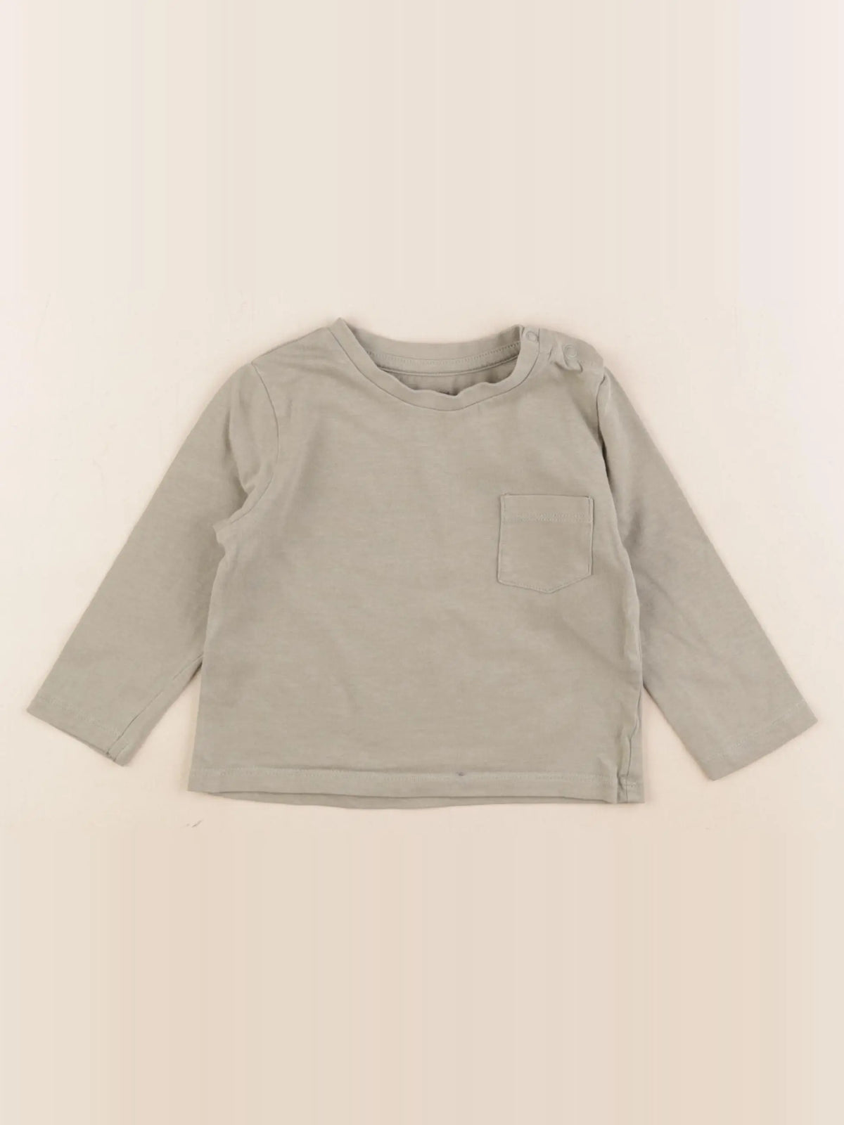 Vertbaudet - tee-shirt vert - 12 mois