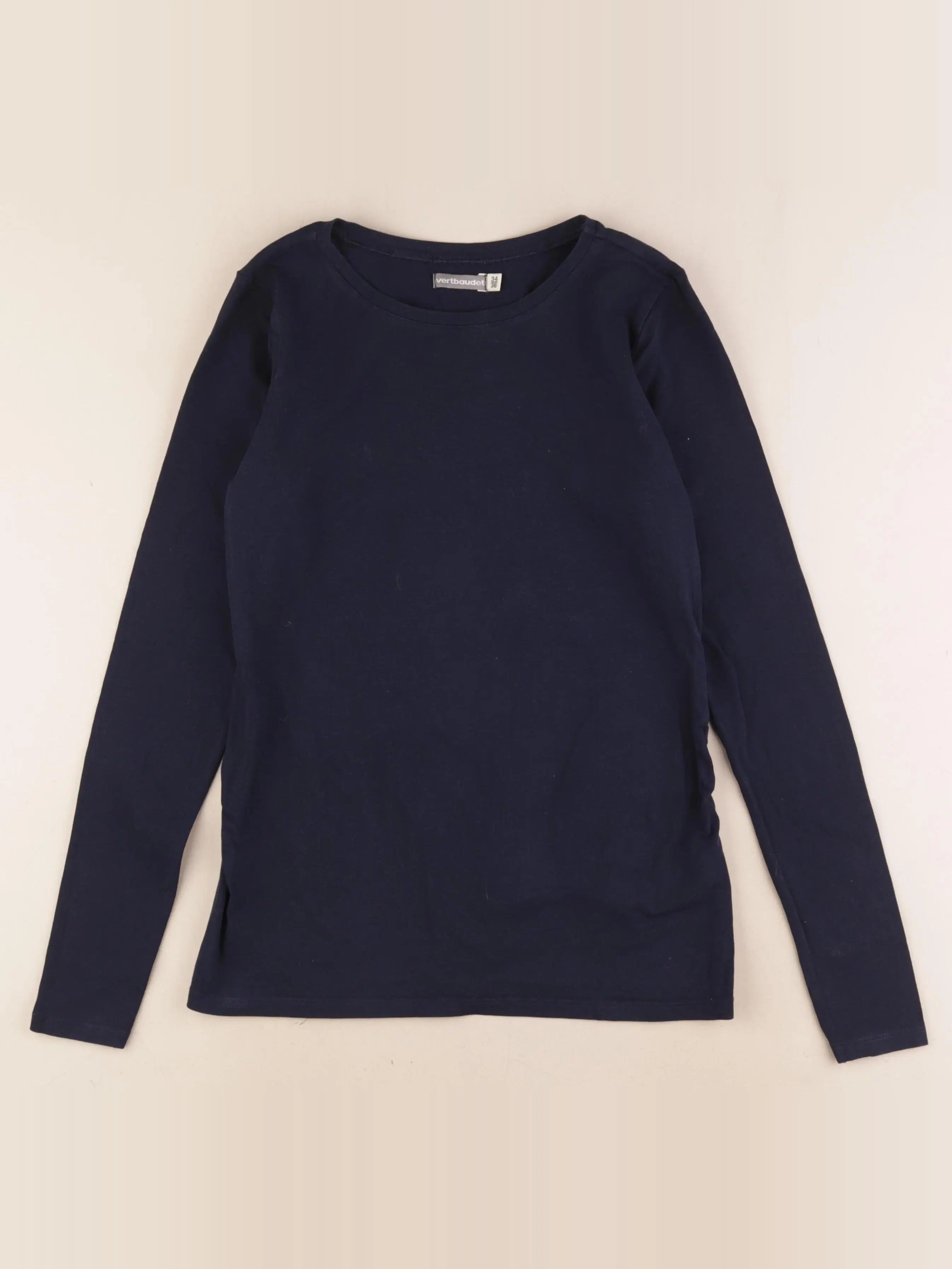 Vertbaudet - tee-shirt grossesse bleu - 34 à 36