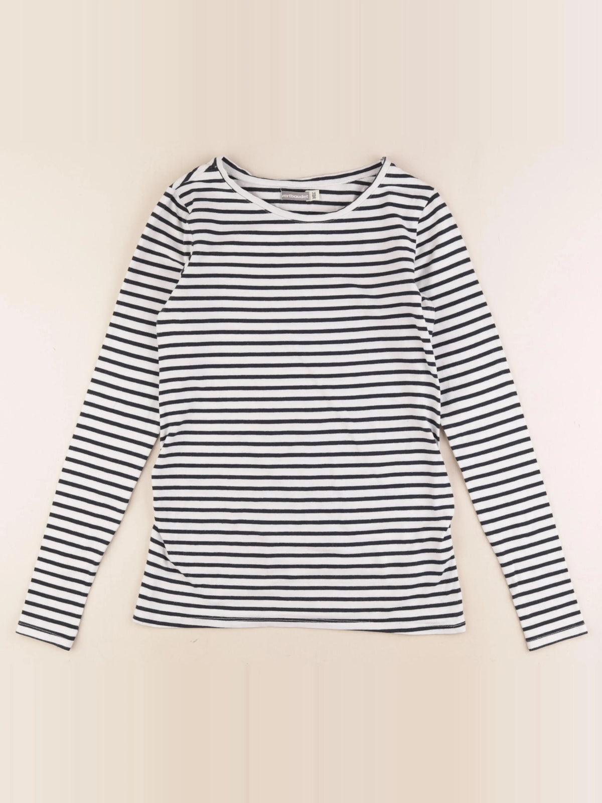 Vertbaudet - tee-shirt grossesse blanc, bleu - 34 à 36