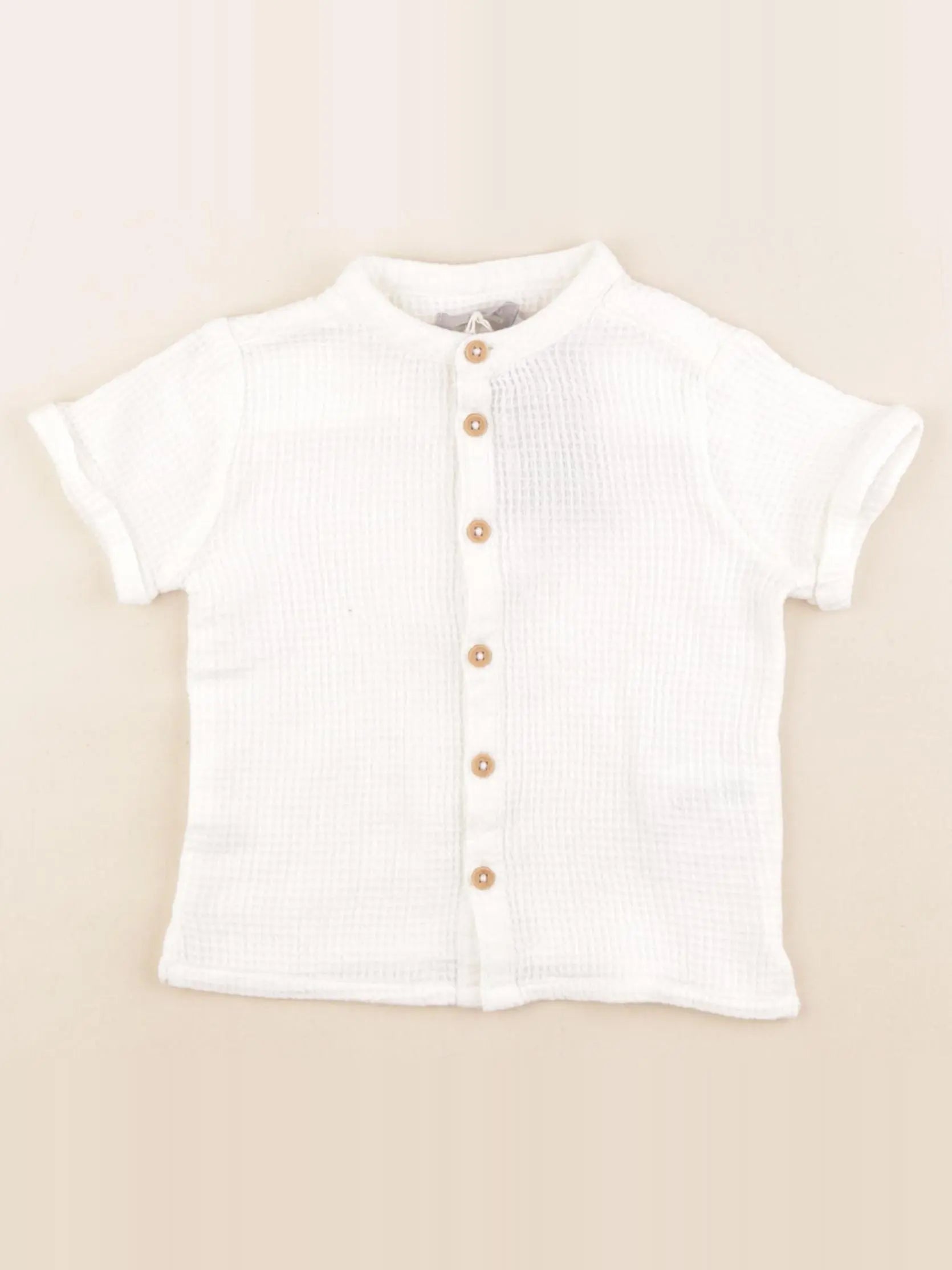 Boutchou - chemise blanc - 1 an
