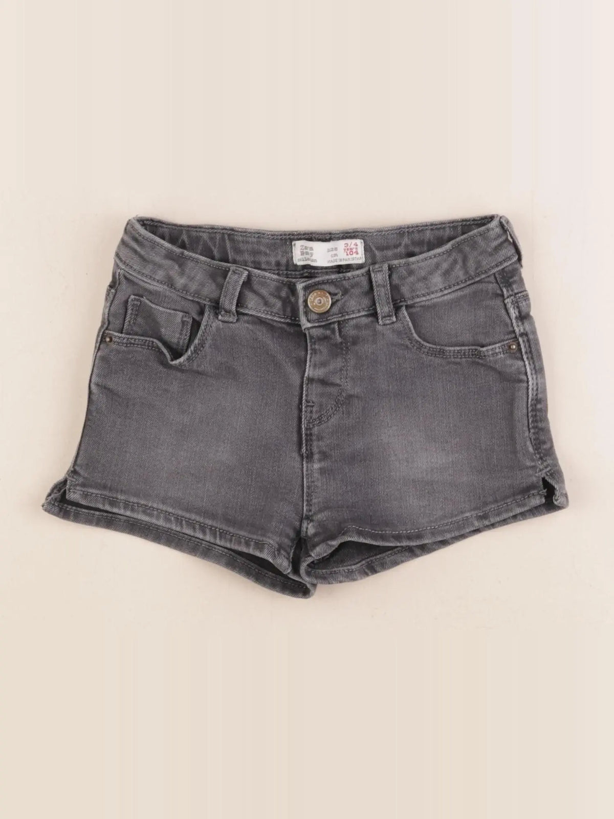 Zara - short gris - 3/4 ans