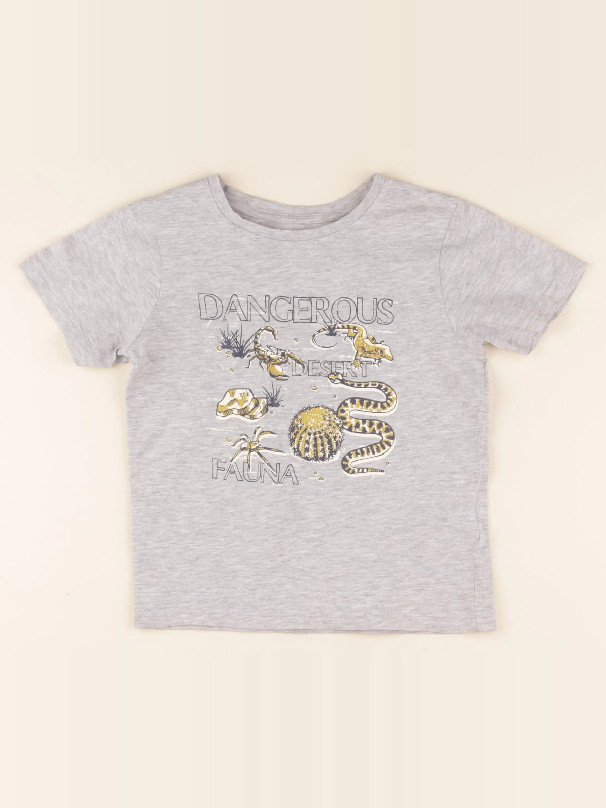 Vertbaudet - tee-shirt gris - 6 ans