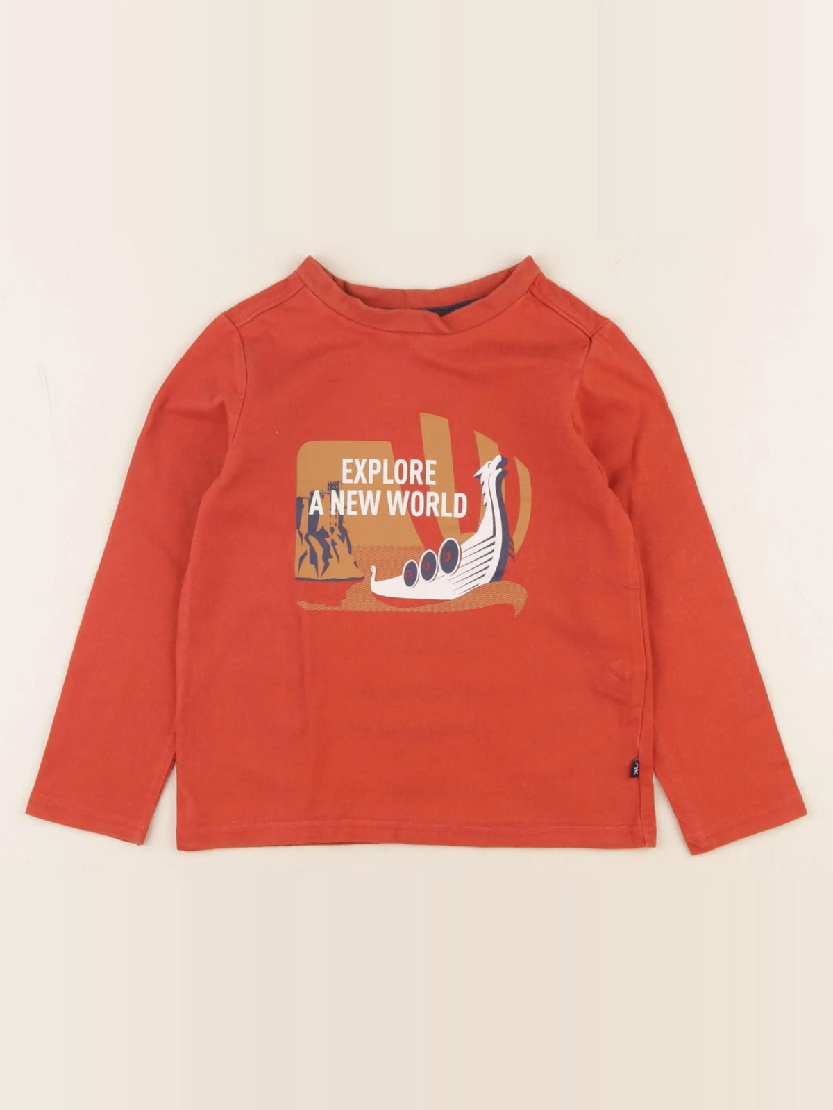 Okaidi - tee-shirt rouge - 3 ans