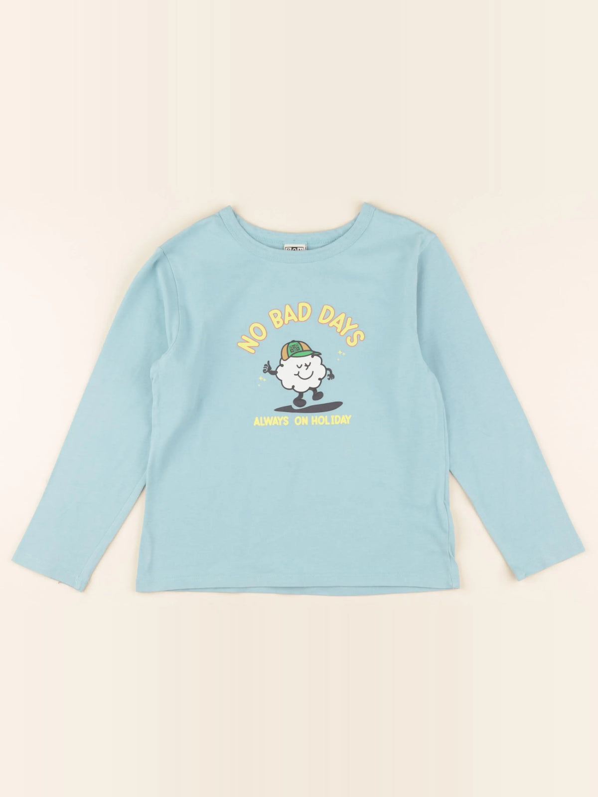 Bonton - tee-shirt bleu - 8 ans