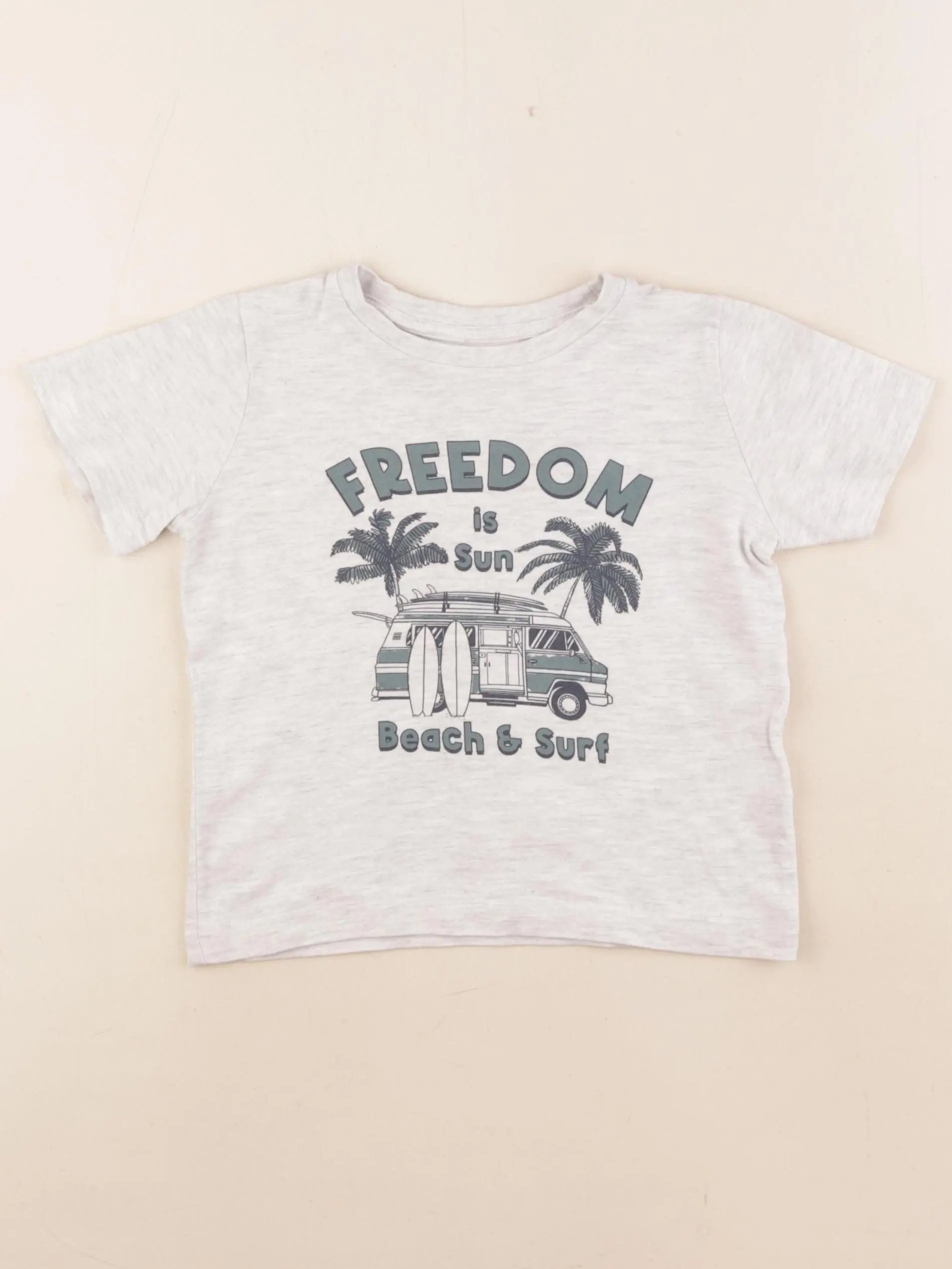 Vertbaudet - tee-shirt gris - 3 ans