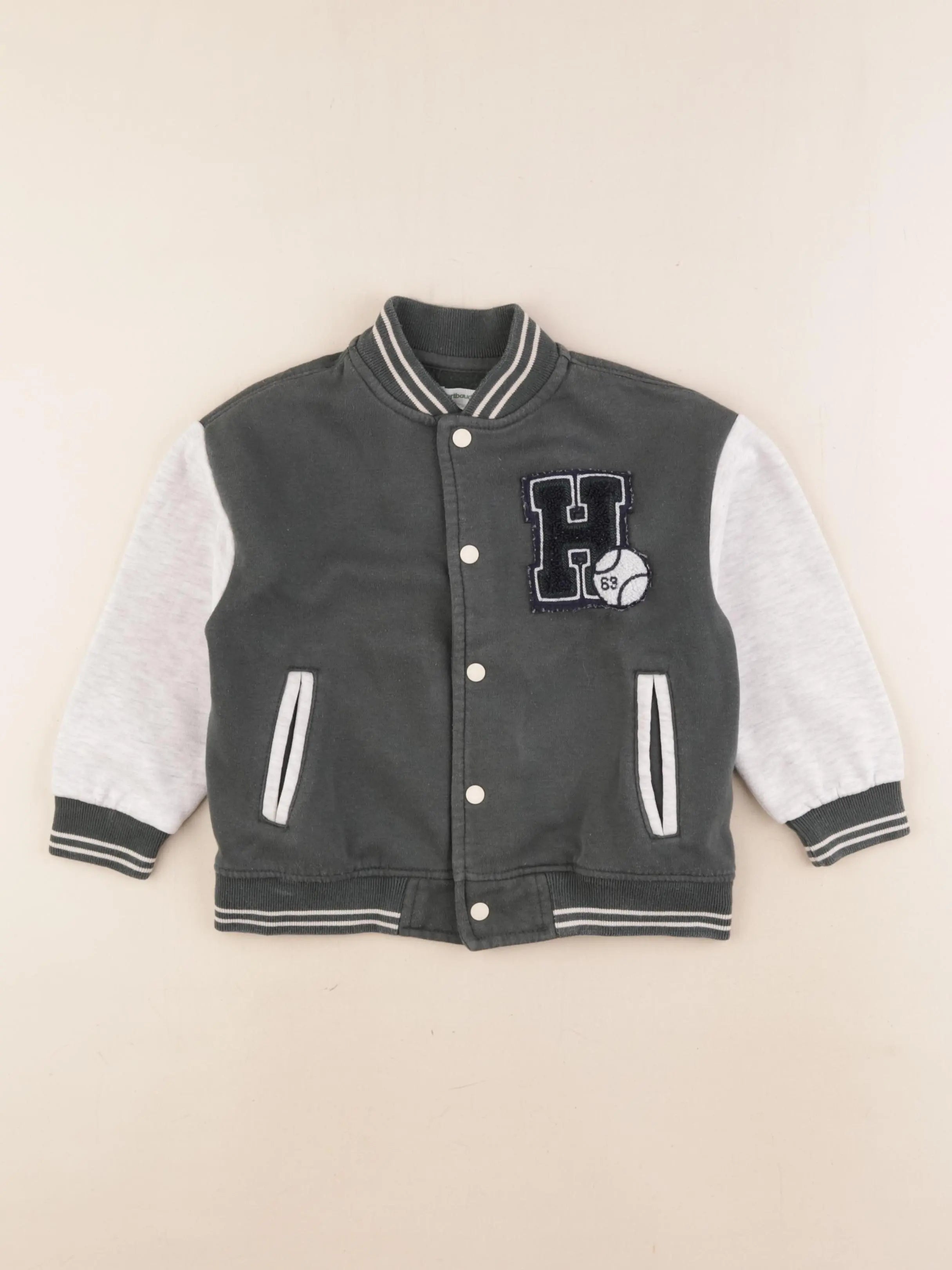 Vertbaudet - veste vert - 4 ans