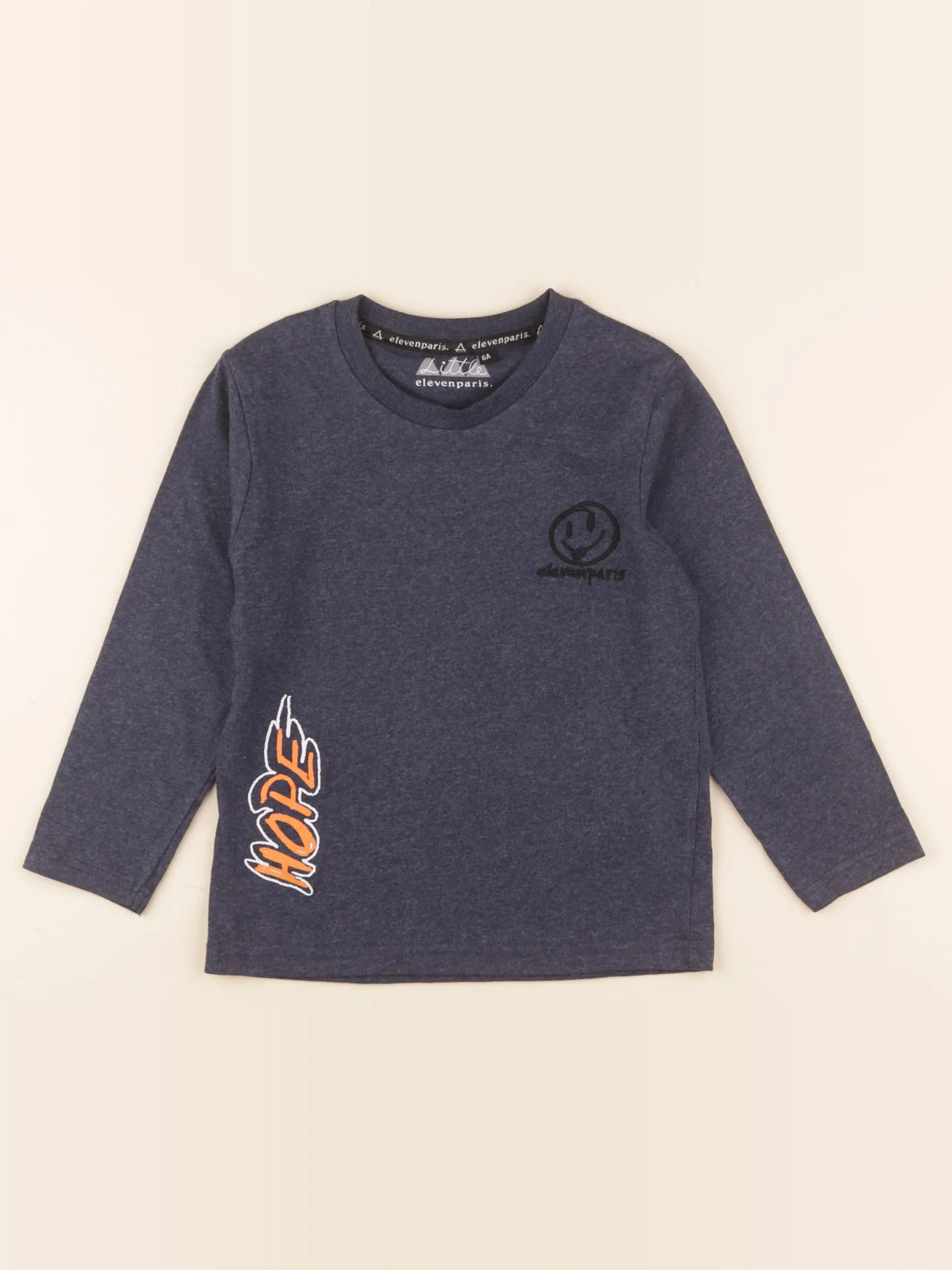 Little Eleven Paris - tee-shirt imprimé au dos bleu - 6 ans