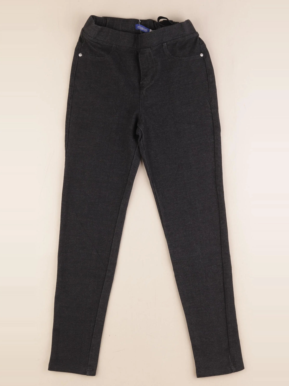 Okaidi - jegging gris - 10 ans