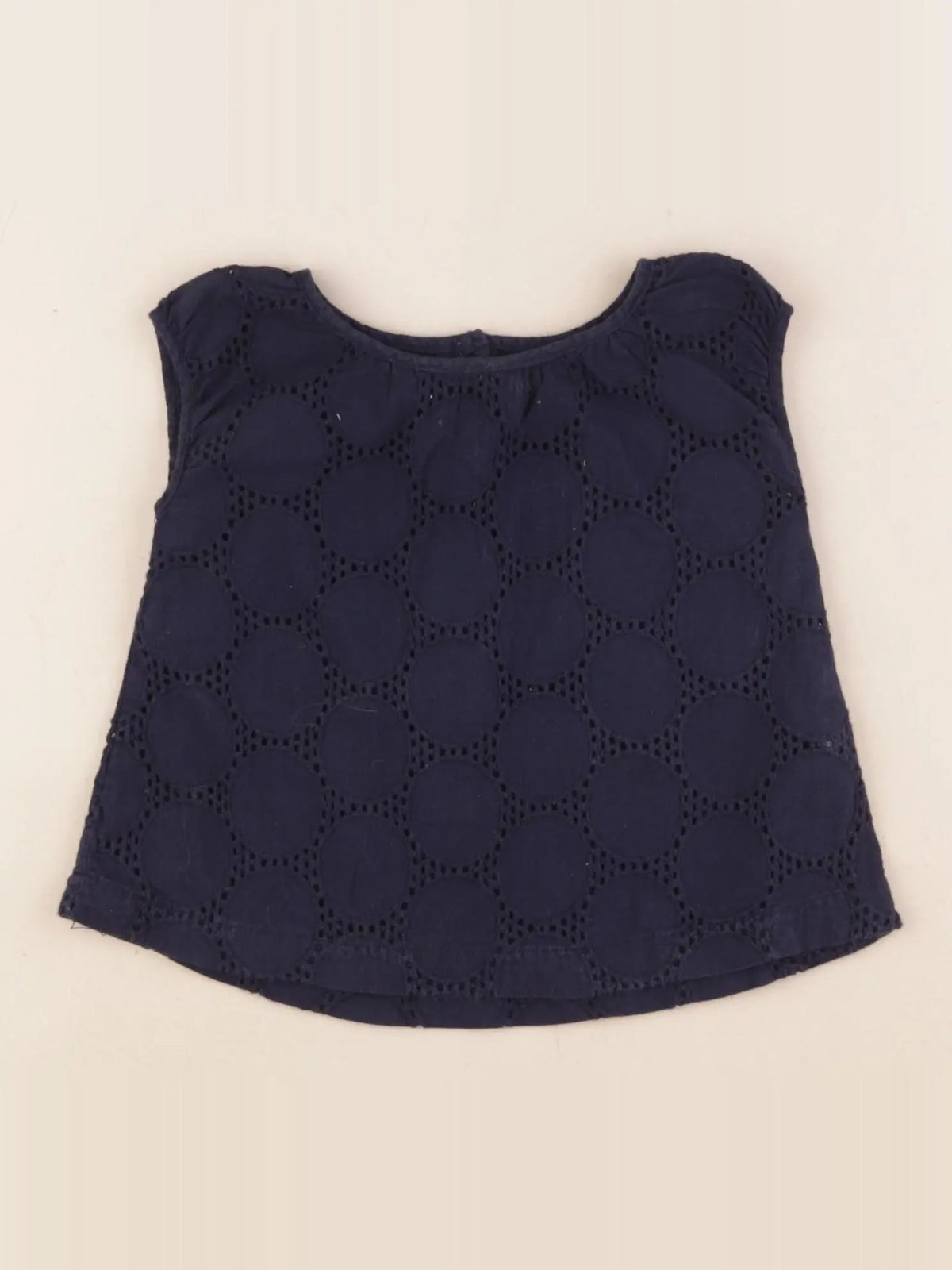 Boutchou - blouse bleu - 12 mois