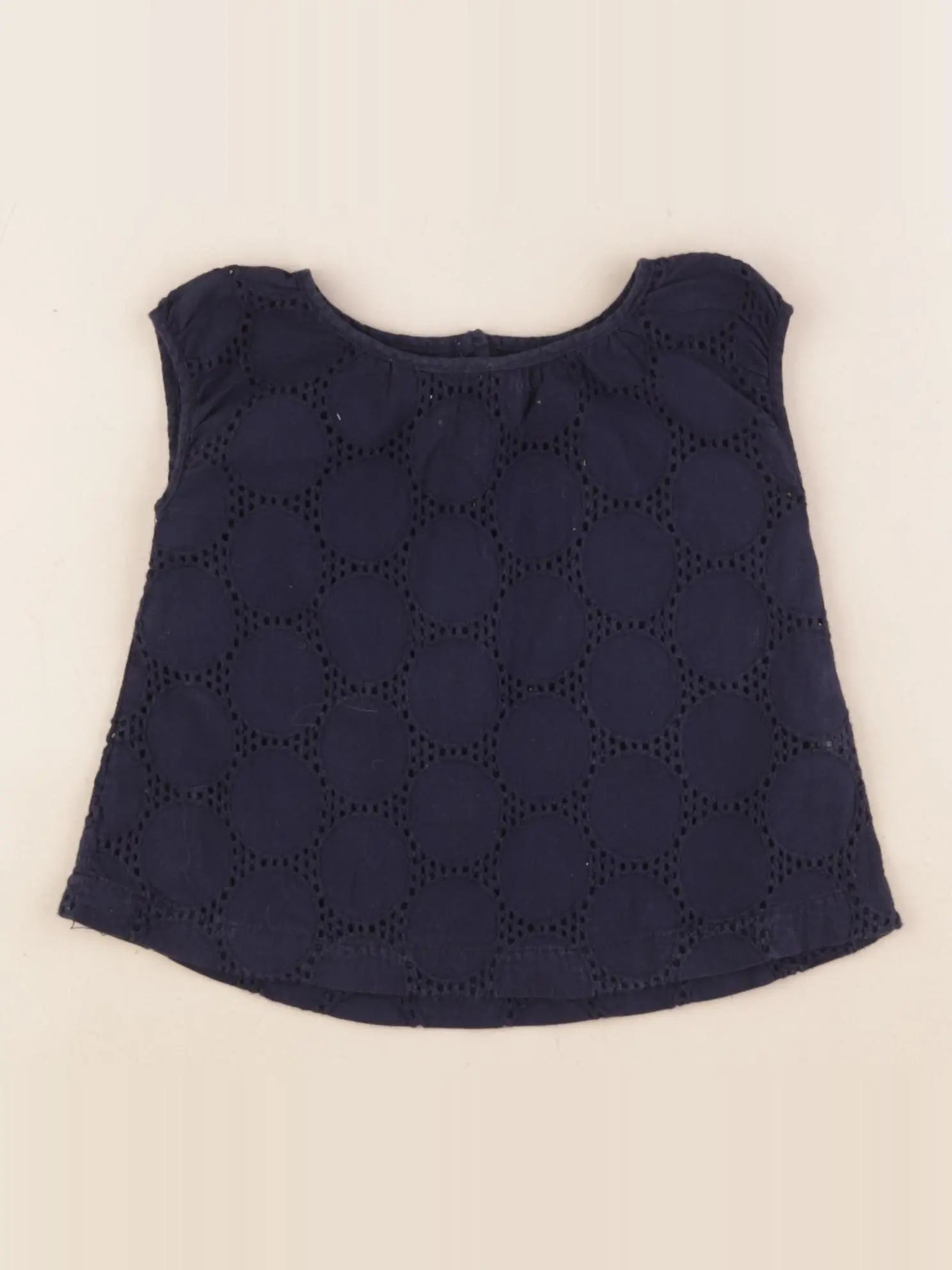 Boutchou - blouse bleu - 12 mois