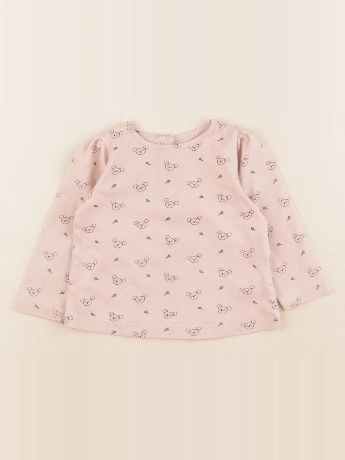 Boutchou - tee-shirt rose - 9 mois