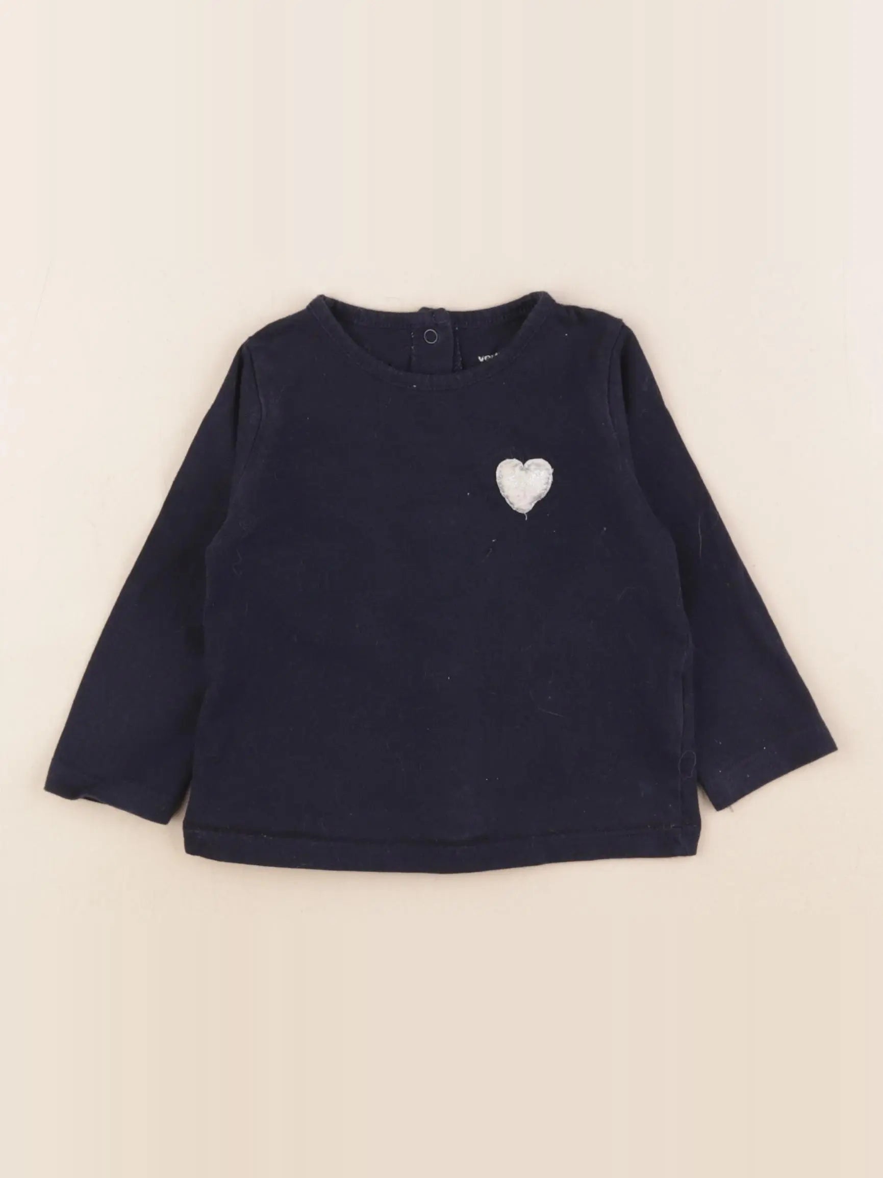 Vertbaudet - tee-shirt bleu - 9 mois