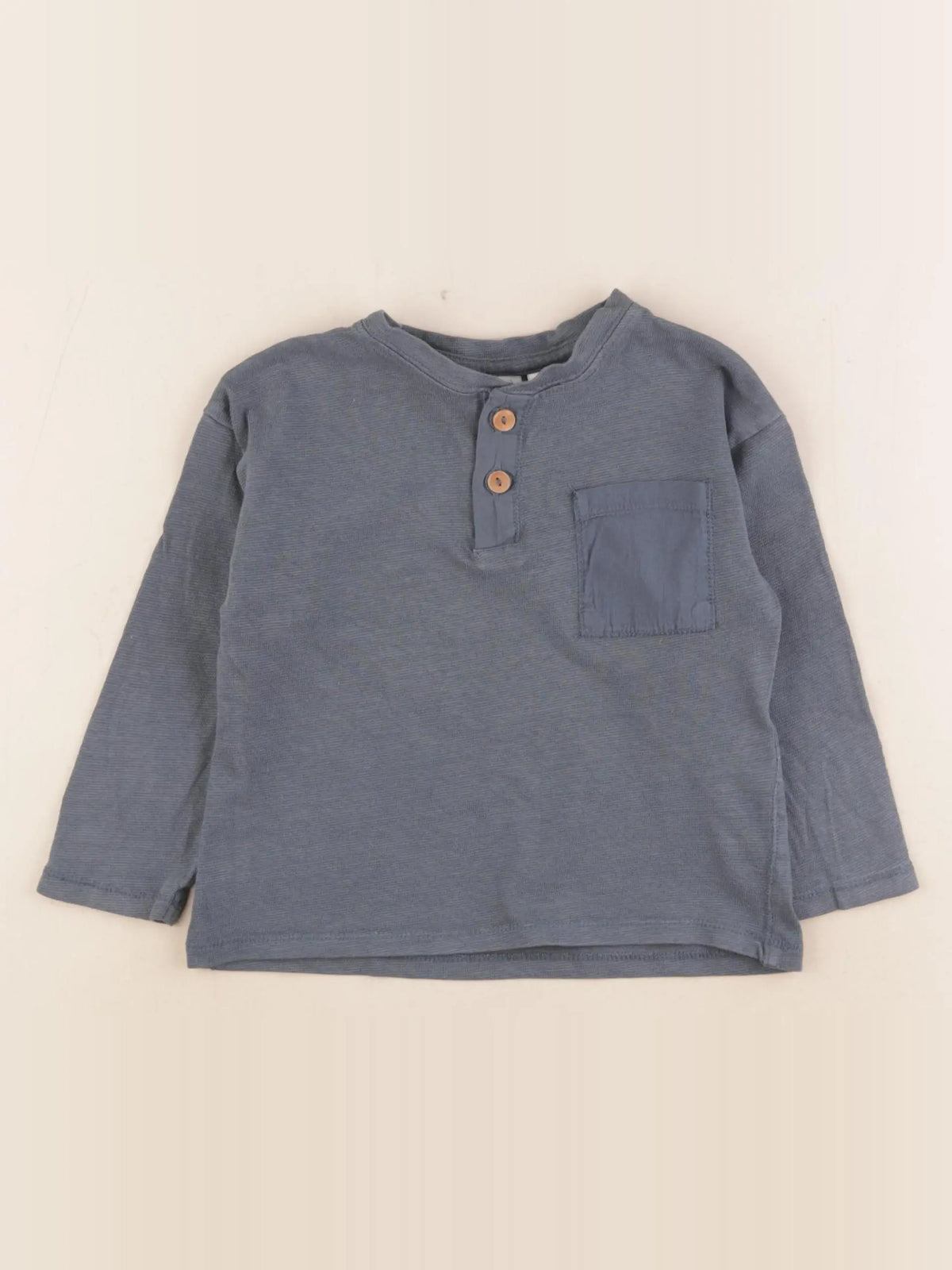 Zara - tee-shirt bleu - 18/24 mois