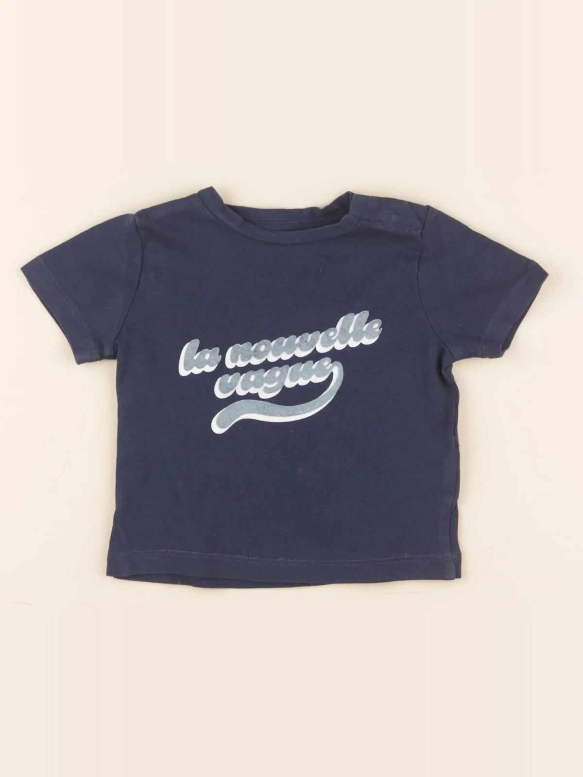 Boutchou - tee-shirt bleu - 6 mois