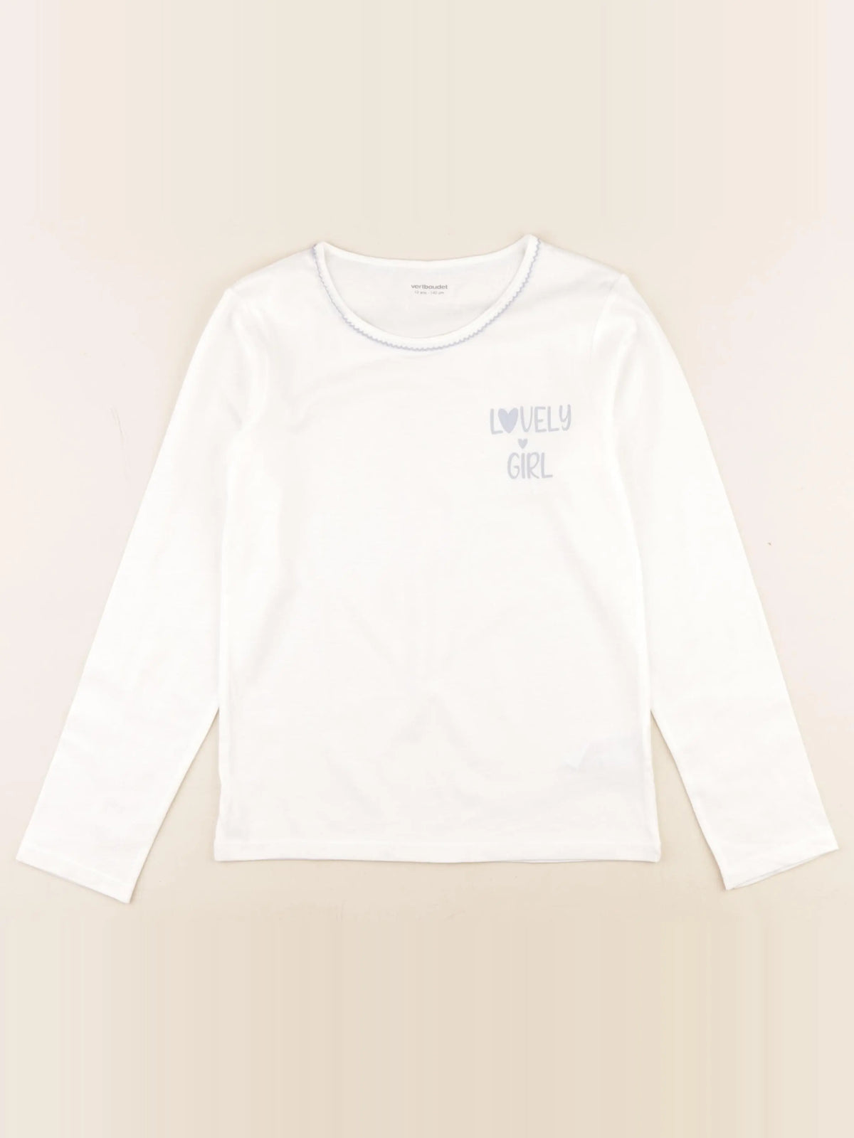 Vertbaudet - maillot de corps blanc - 10 ans