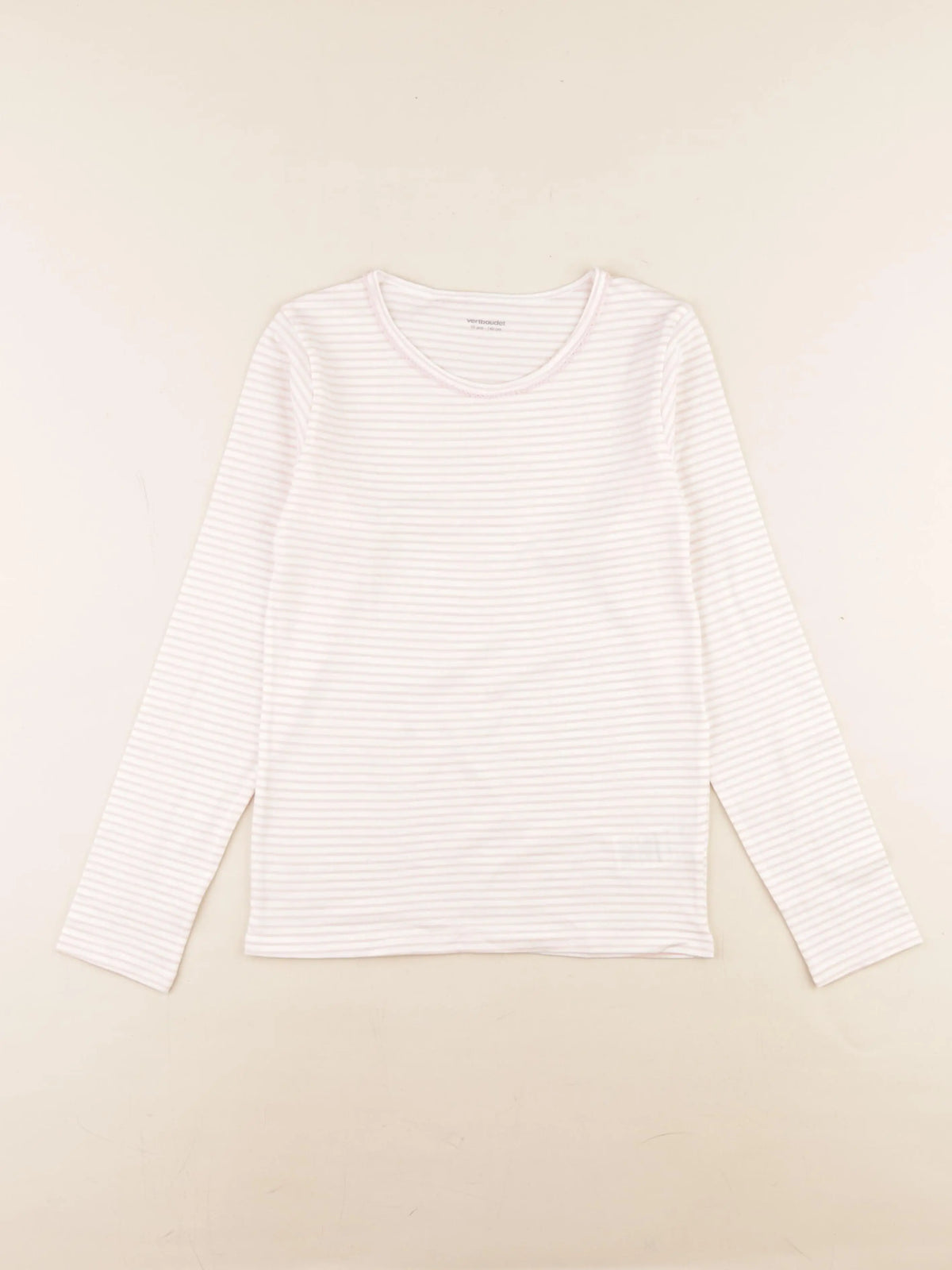 Vertbaudet - maillot de corps blanc, rose - 10 ans