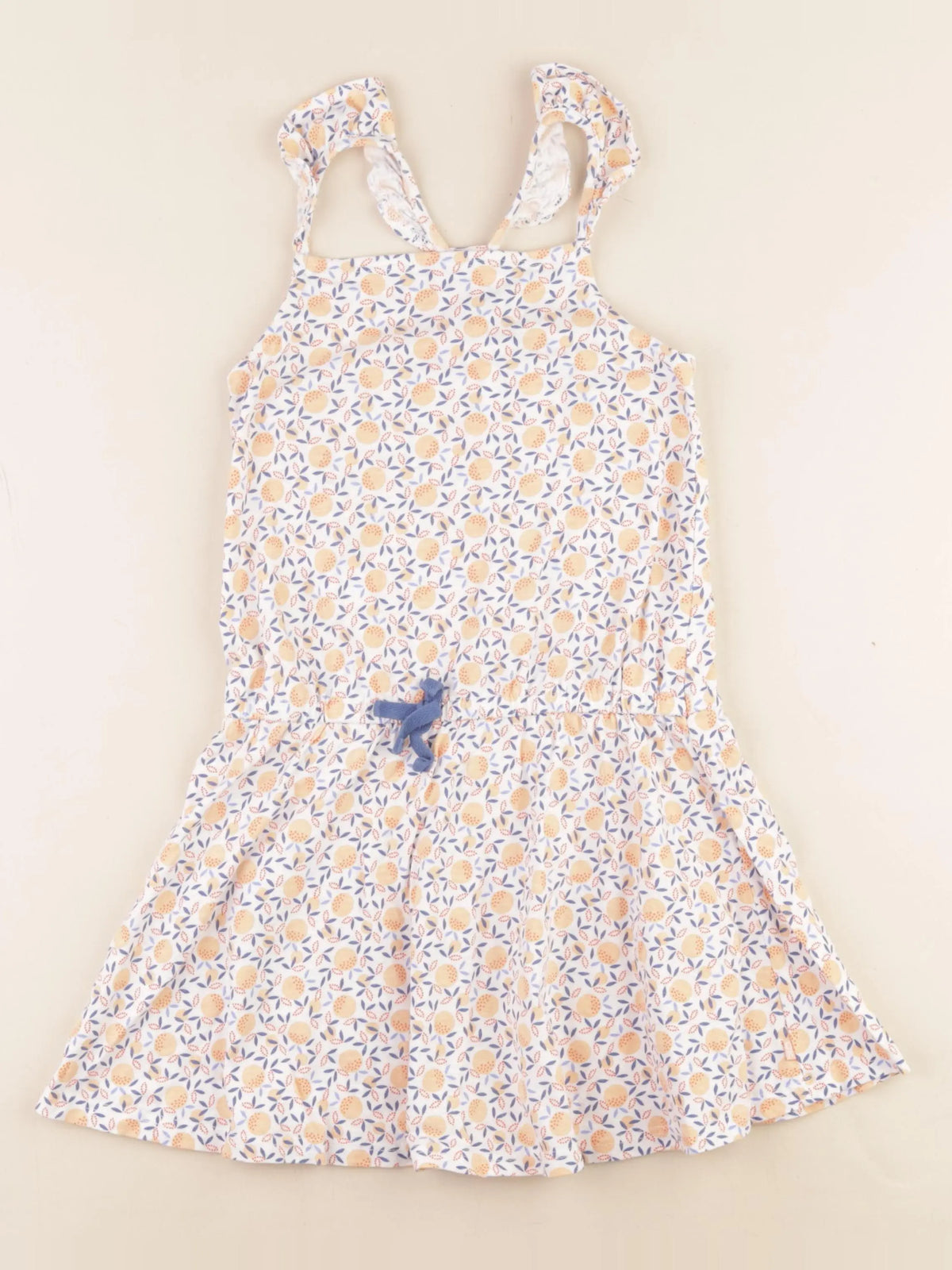 Tape à l'oeil - robe bleu, orange - 8 ans