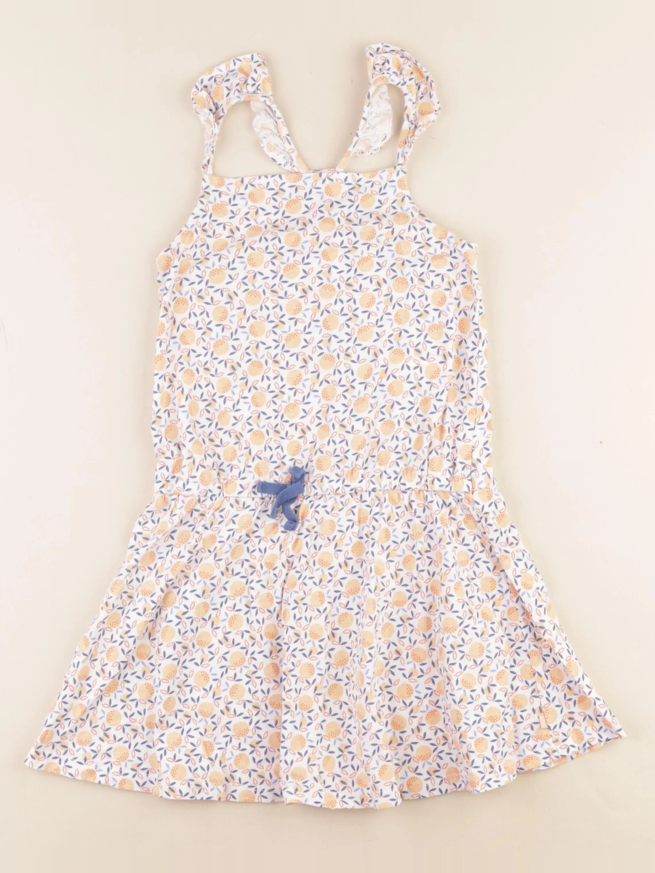 Tape à l'oeil - robe bleu, orange - 8 ans