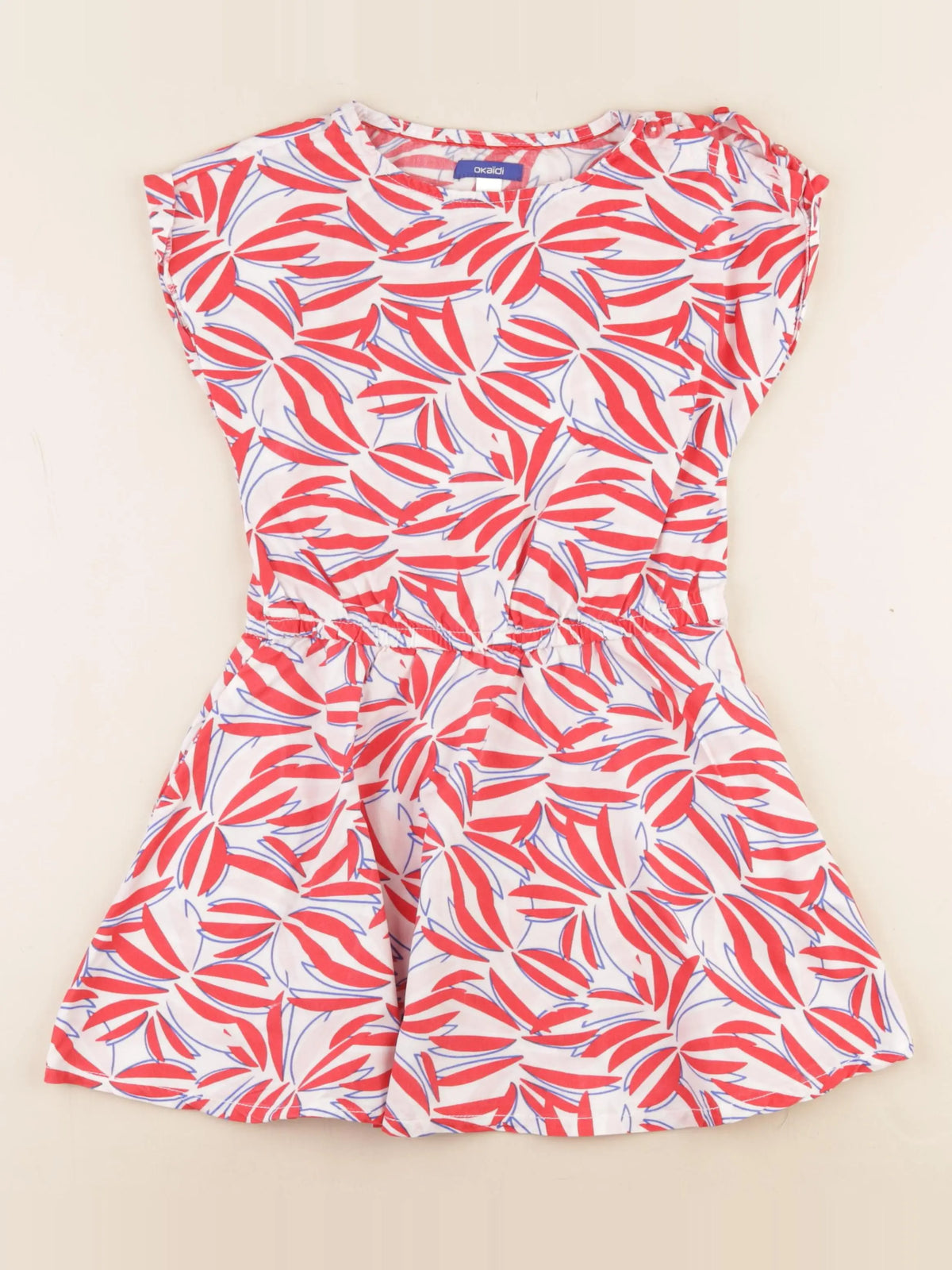 Tape à l'oeil - robe blanc, rouge - 8 ans