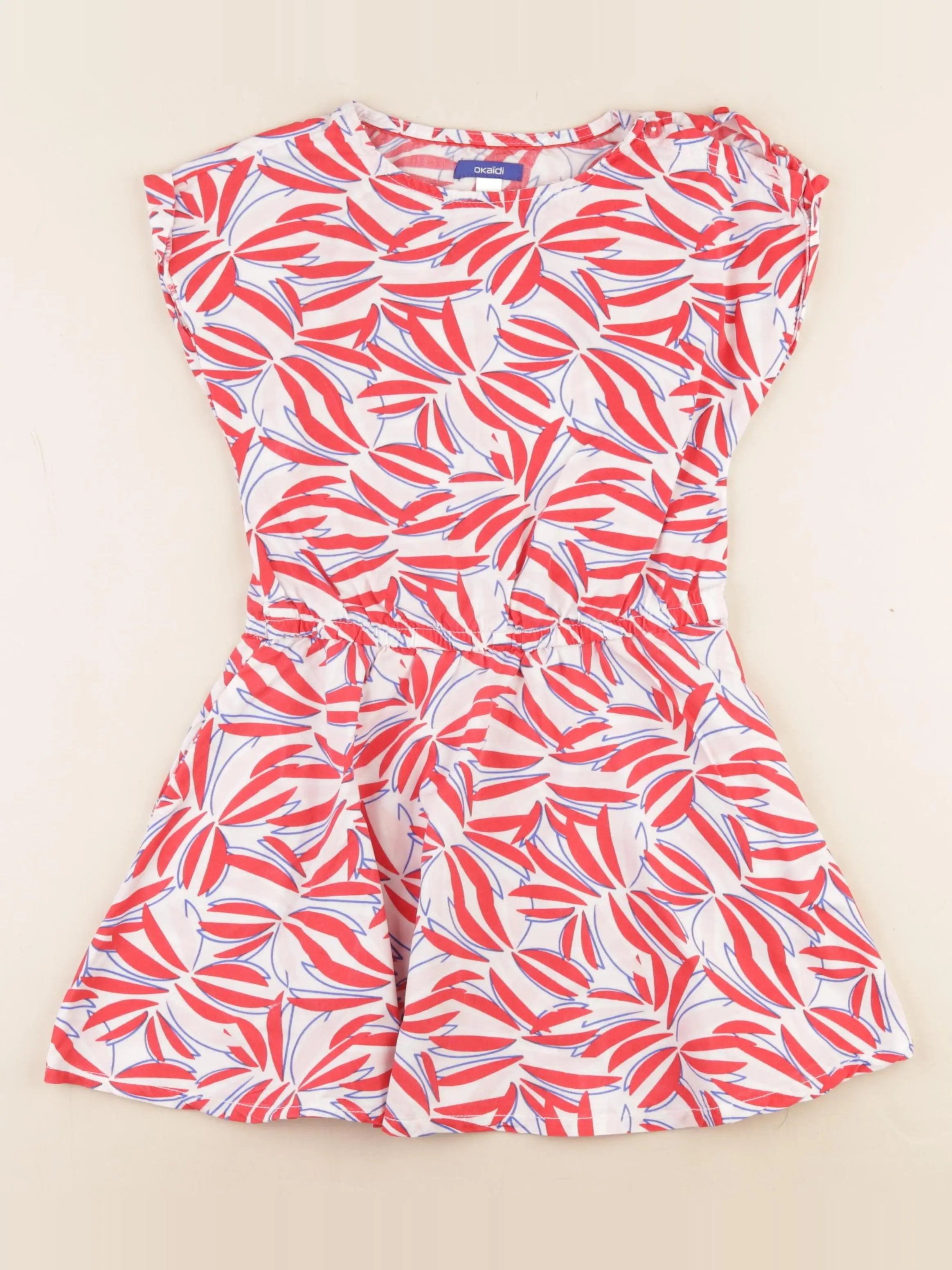 Tape à l'oeil - robe blanc, rouge - 8 ans