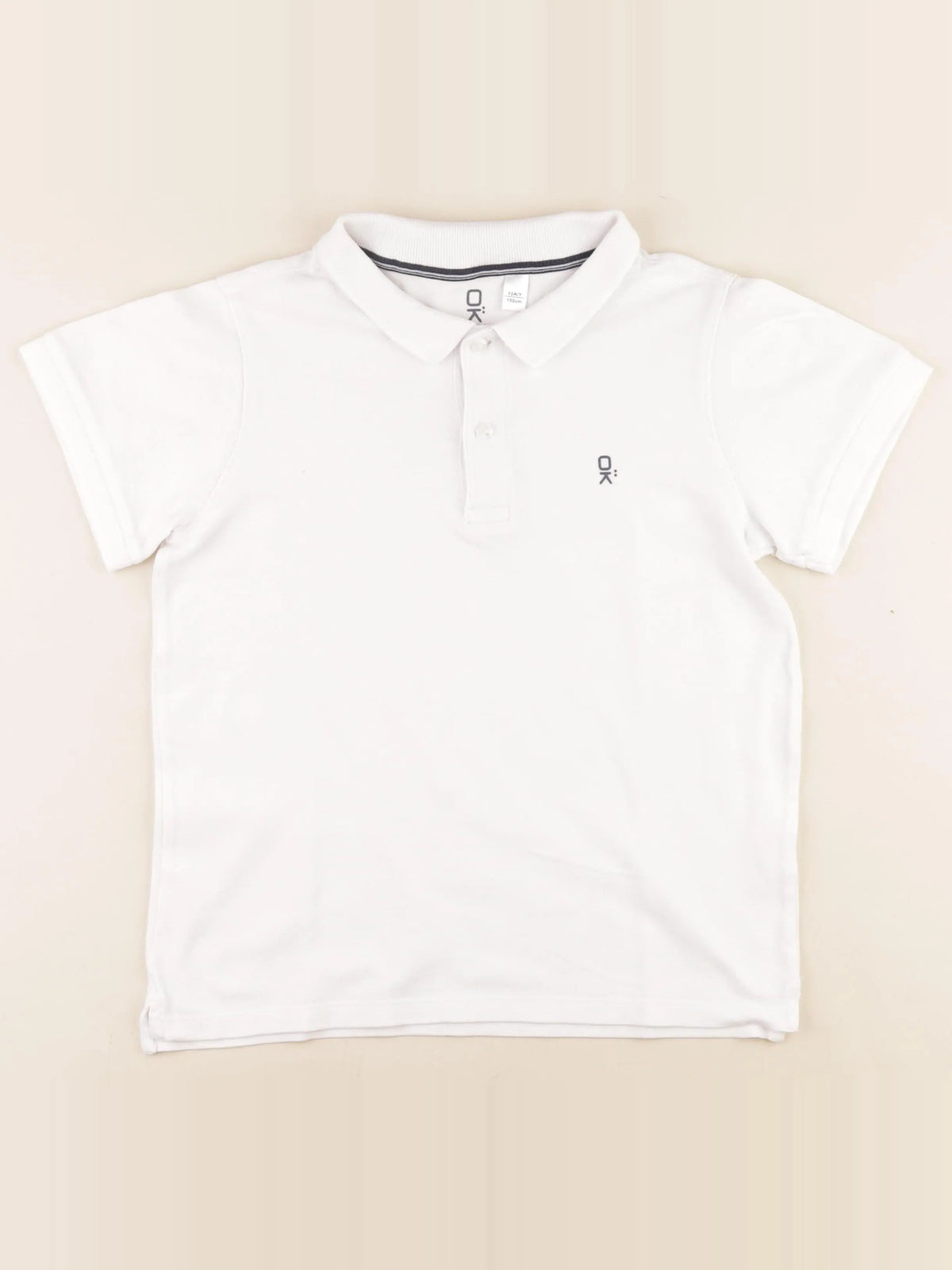 Okaidi - polo blanc - 12 ans