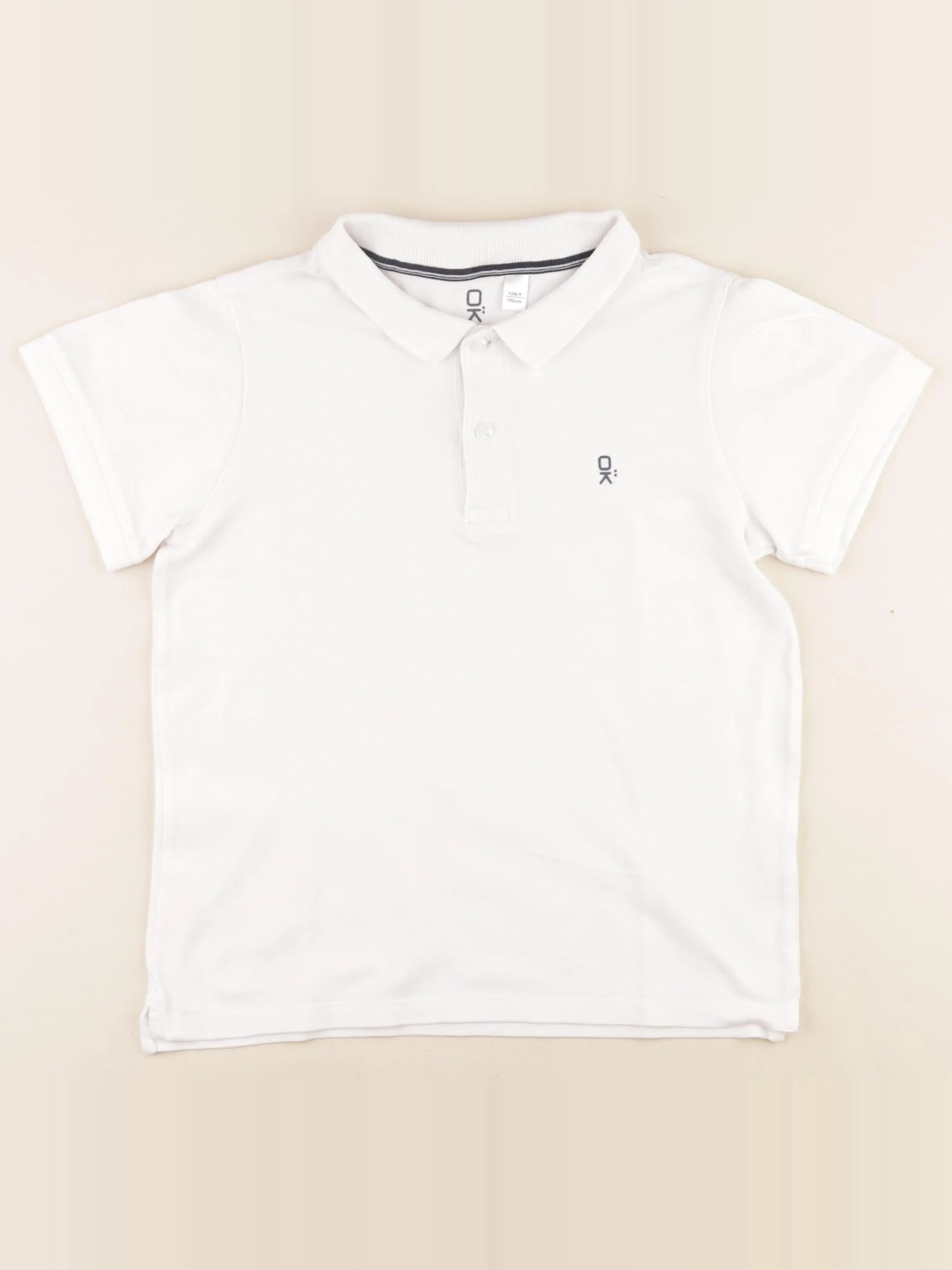 Okaidi - polo blanc - 12 ans