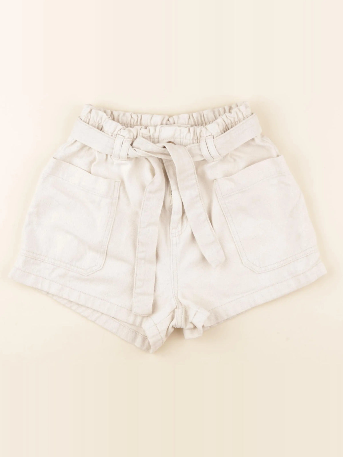 Monoprix - short beige - 14 ans