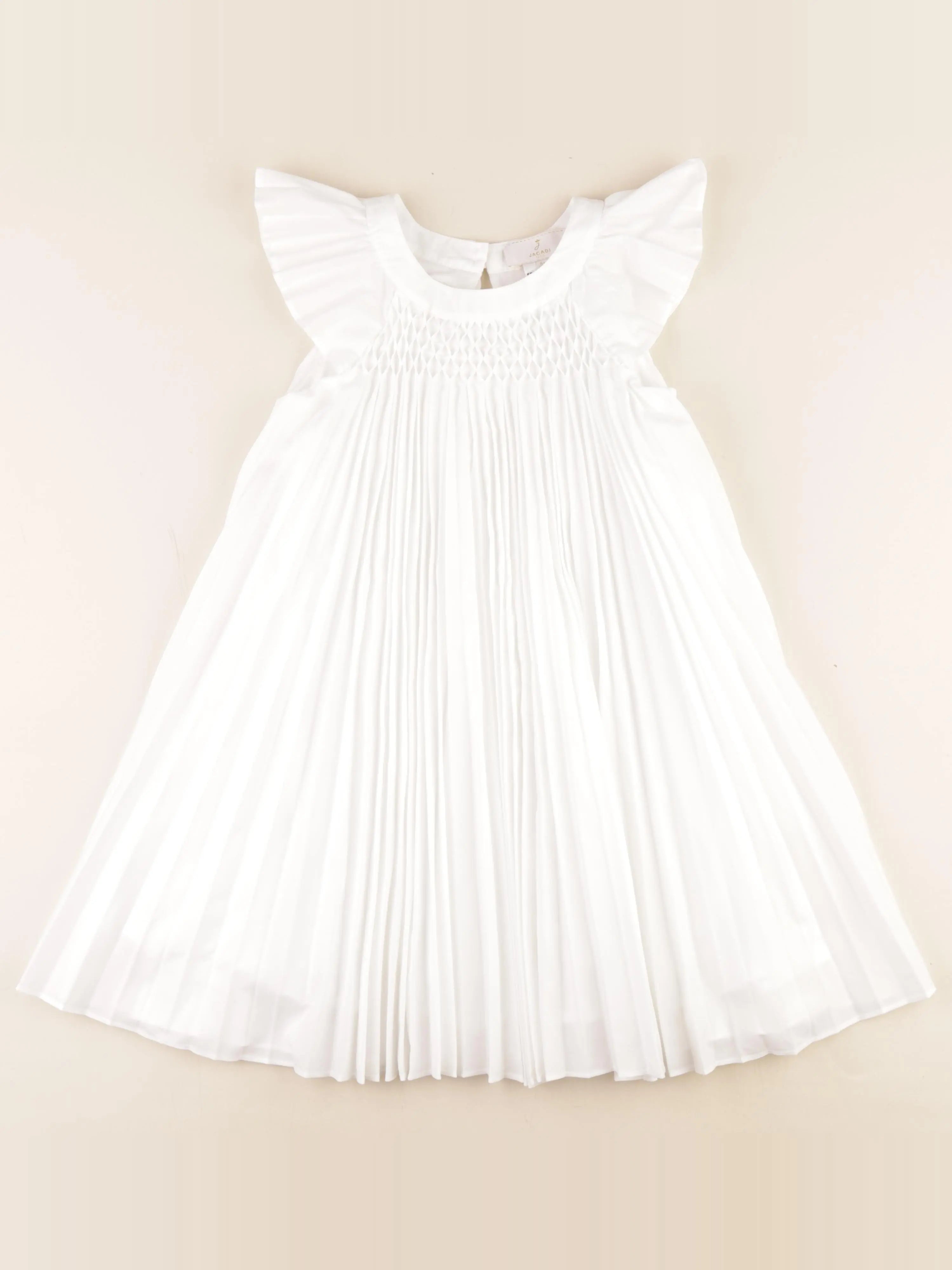 Jacadi - robe blanc - 8 ans