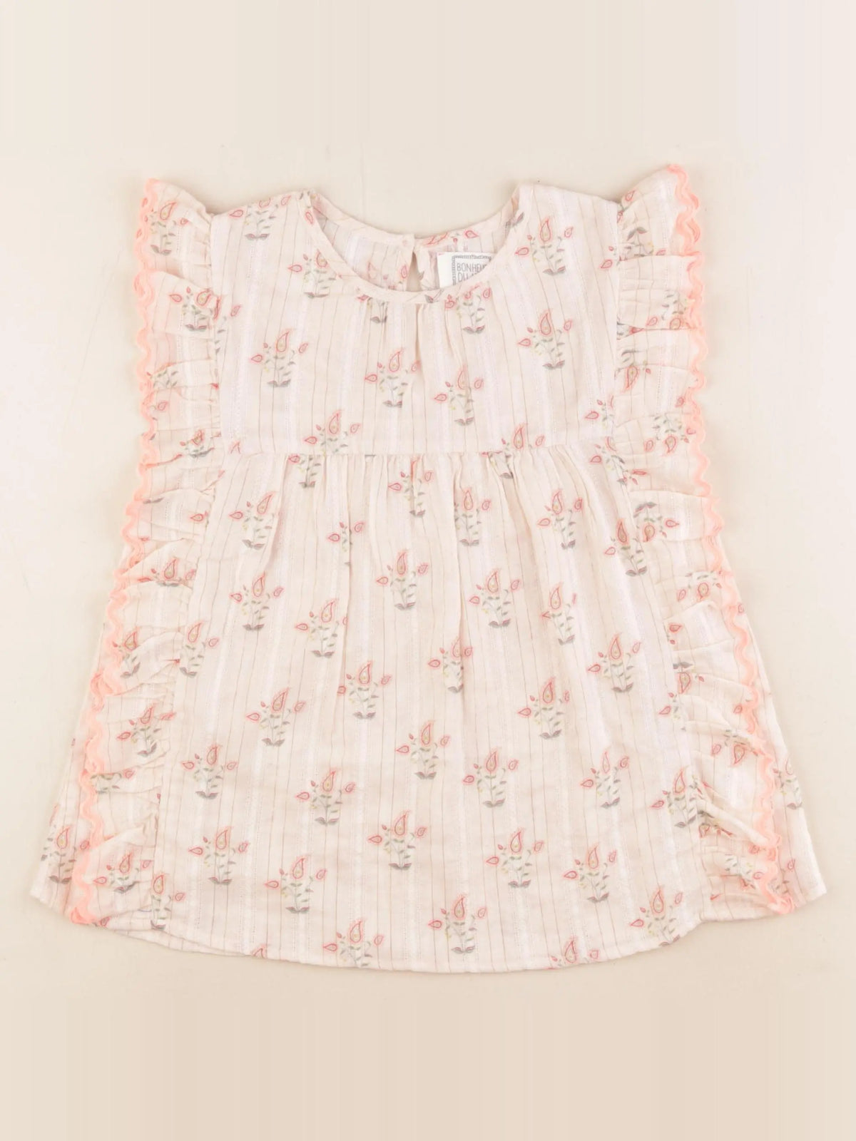 Bonheur du jour - blouse rose - 8 ans