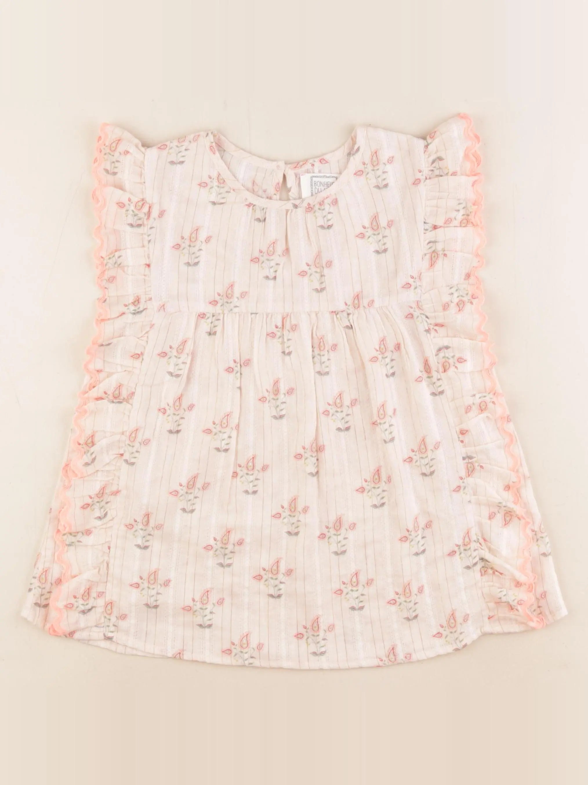 Bonheur du jour - blouse rose - 8 ans