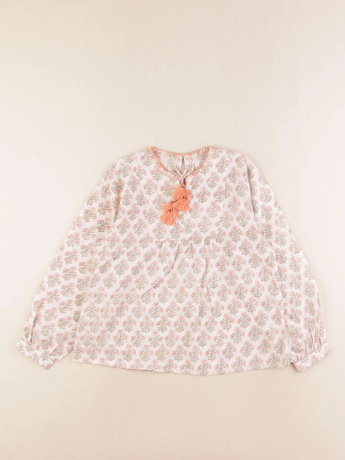 Bonheur du jour - blouse rose - 8 ans