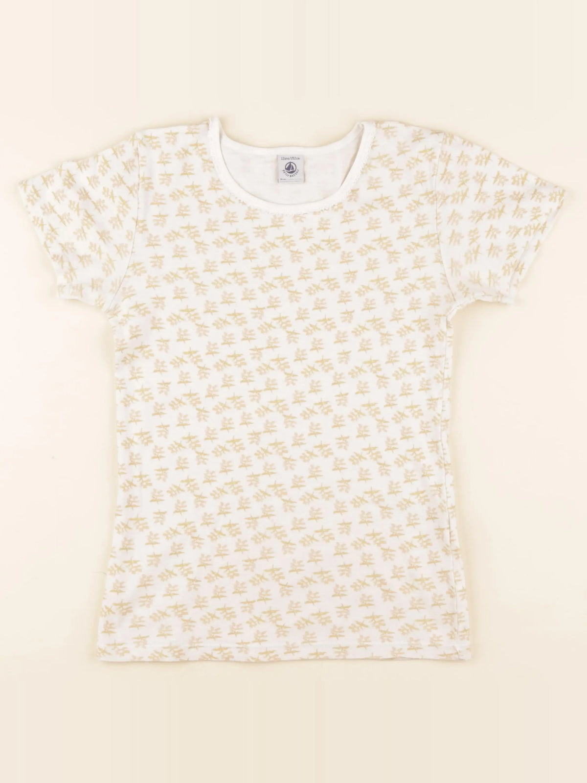 Petit Bateau - maillot de corps beige - 12 ans