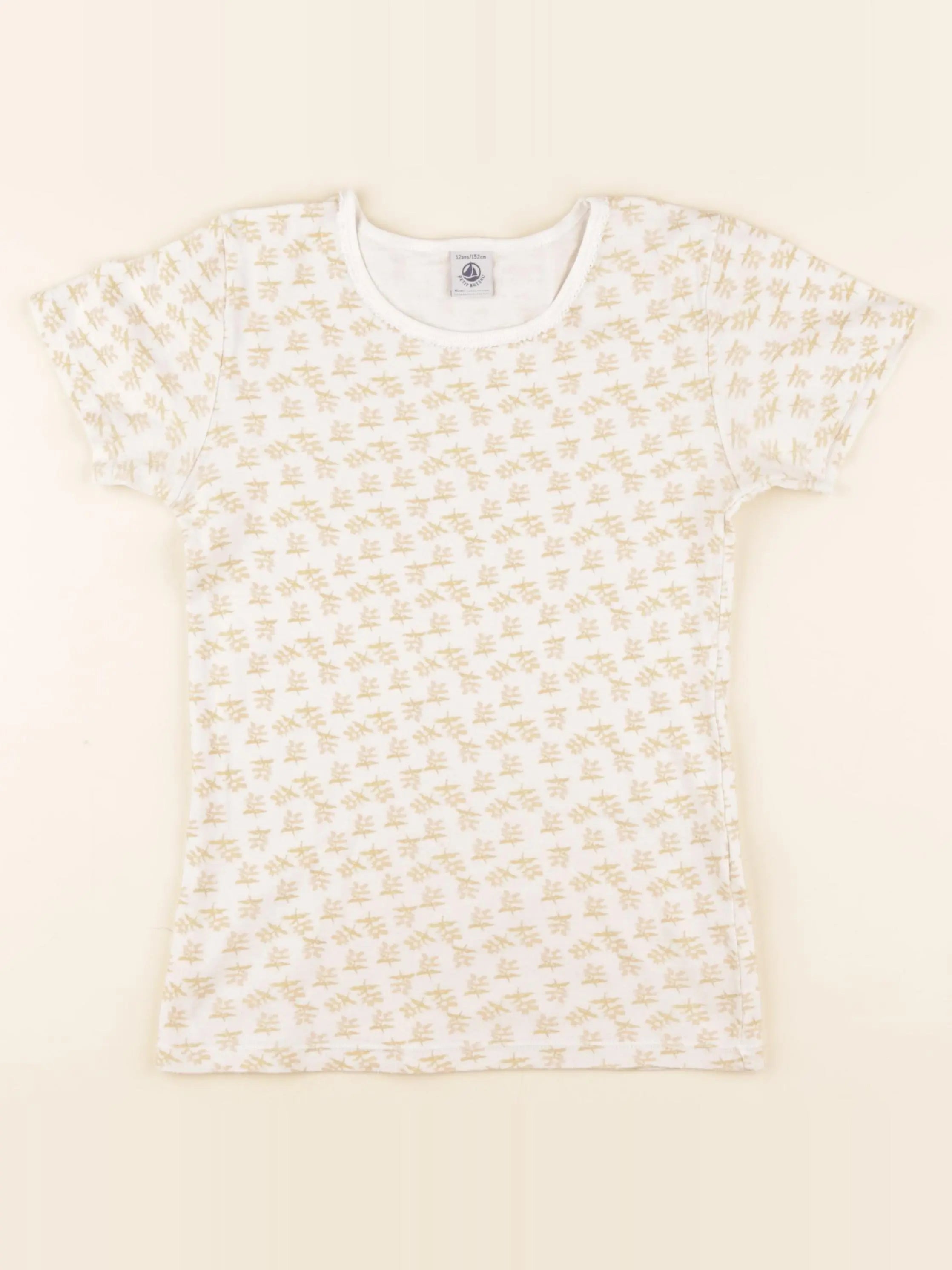 Petit Bateau - maillot de corps beige - 12 ans