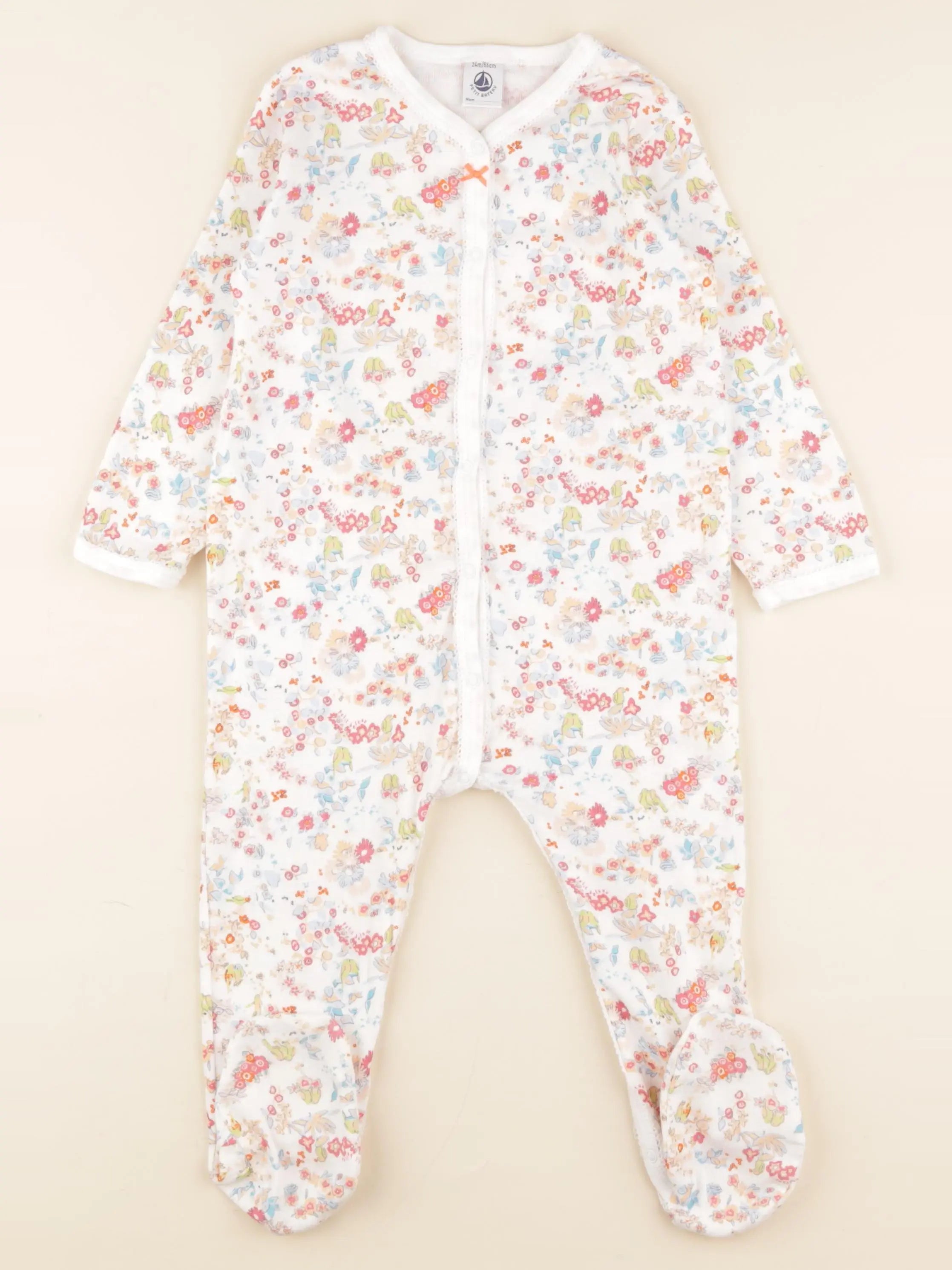 Petit Bateau - pyjama coton multicolore - 24 mois