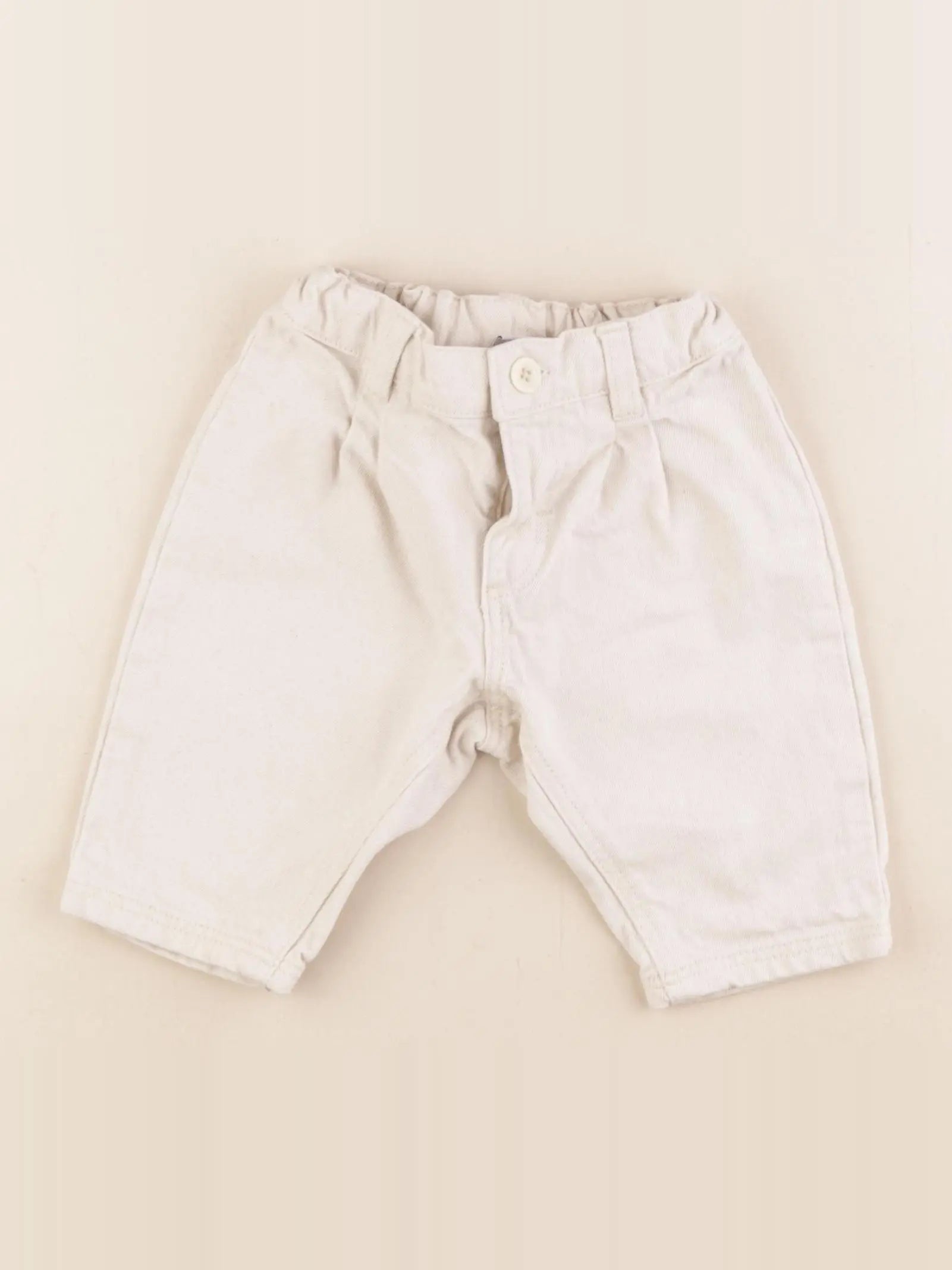 Petit Bateau - pantalon beige - 6 mois